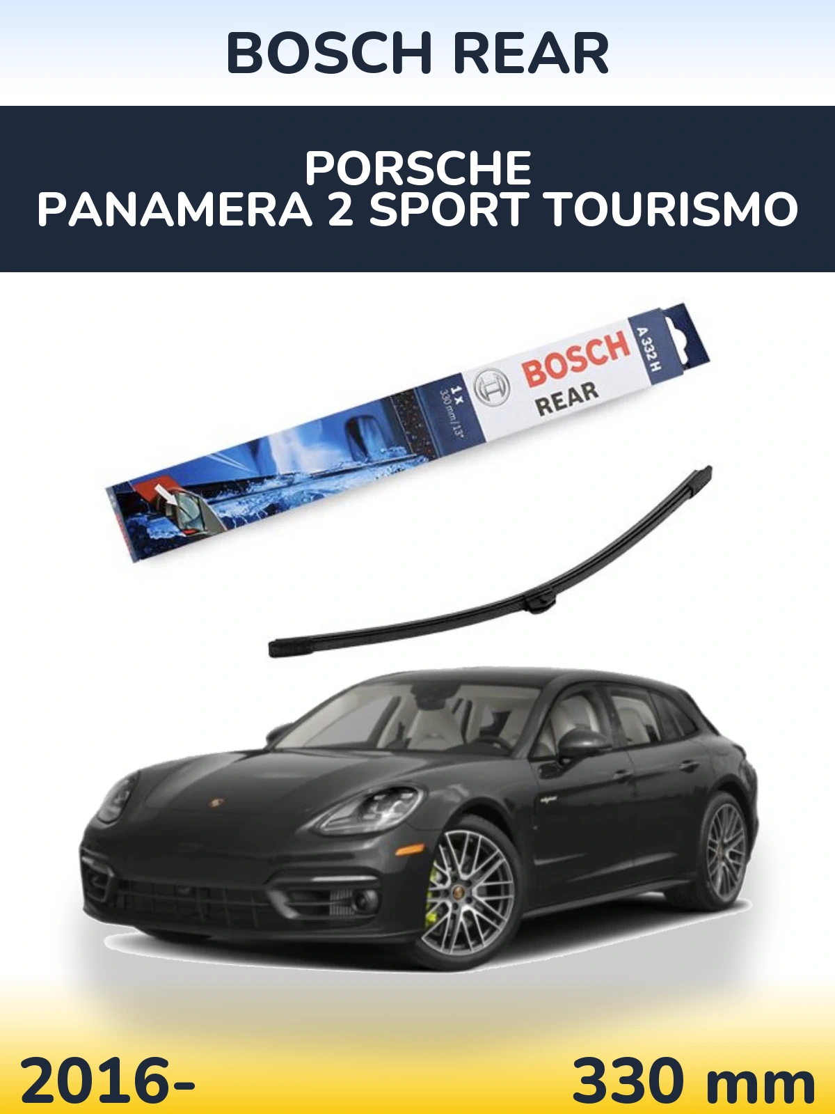 Tylna wycieraczka BOSCH Rear 330 mm do Porsche Panamera 2 Sport Tourismo 2016-2026