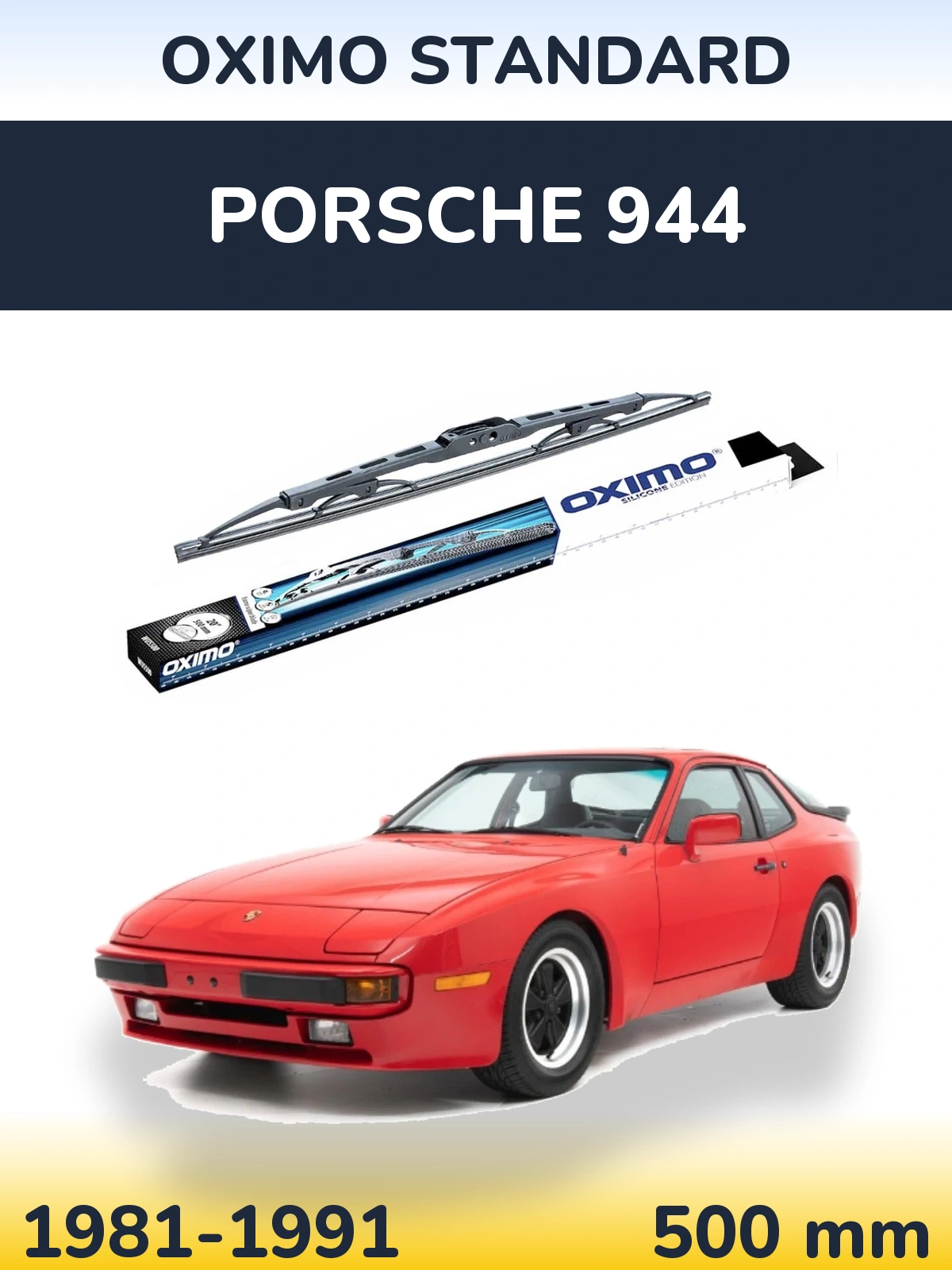 Tylna wycieraczka Oximo Standard 500 mm do Porsche 944 1981-1991