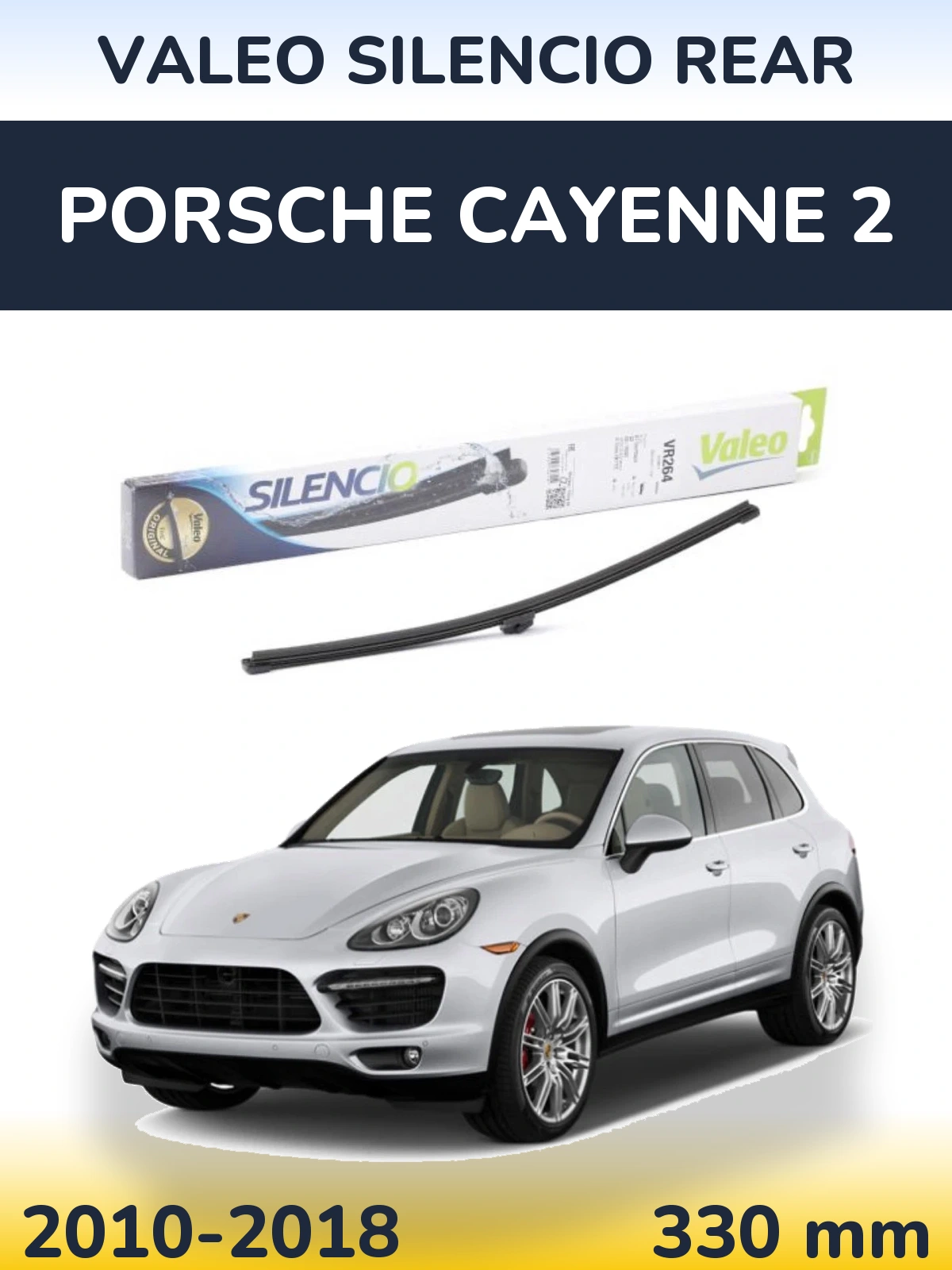 Tylna wycieraczka Valeo Silencio Rear 320 mm do Porsche Cayenne 2 2010-2018