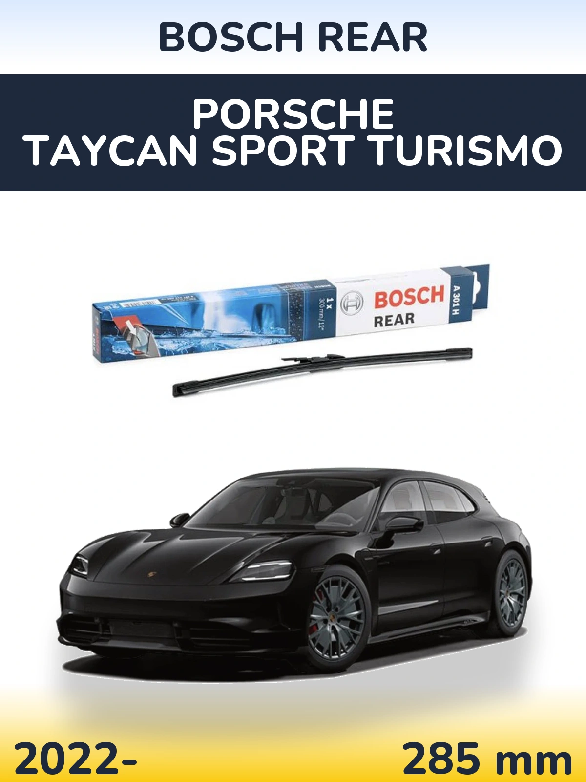 Tylna wycieraczka BOSCH Rear 300 mm do Porsche Taycan Sport Turismo 2022-2026