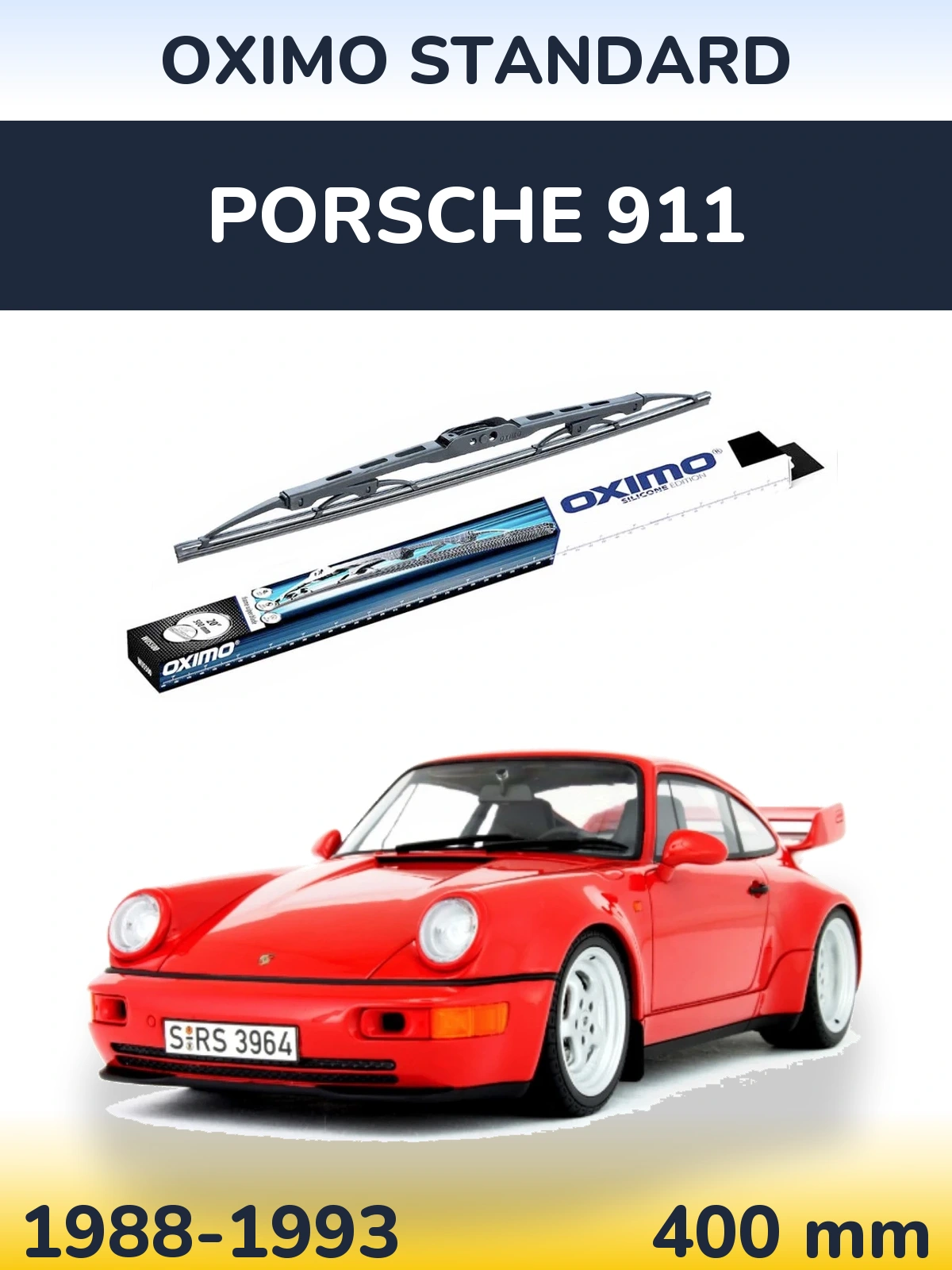 Tylna wycieraczka Oximo Standard 400 mm do Porsche 911 1988-1993