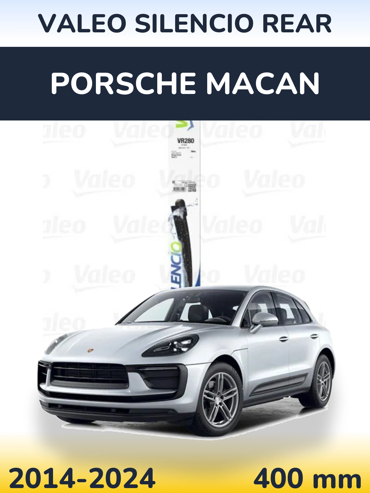 Tylna wycieraczka Valeo Silencio Rear 380 mm do Porsche Macan 2014-2024