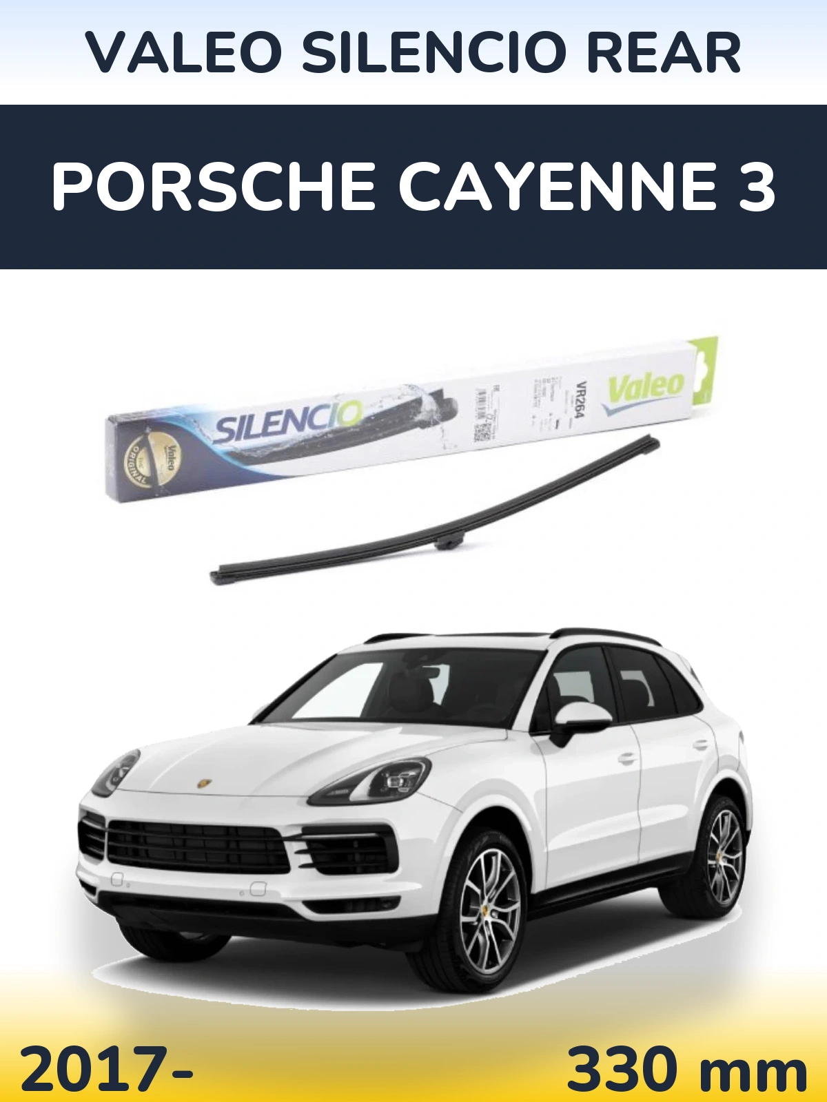 Tylna wycieraczka Valeo Silencio Rear 320 mm do Porsche Cayenne 3 2017-2026