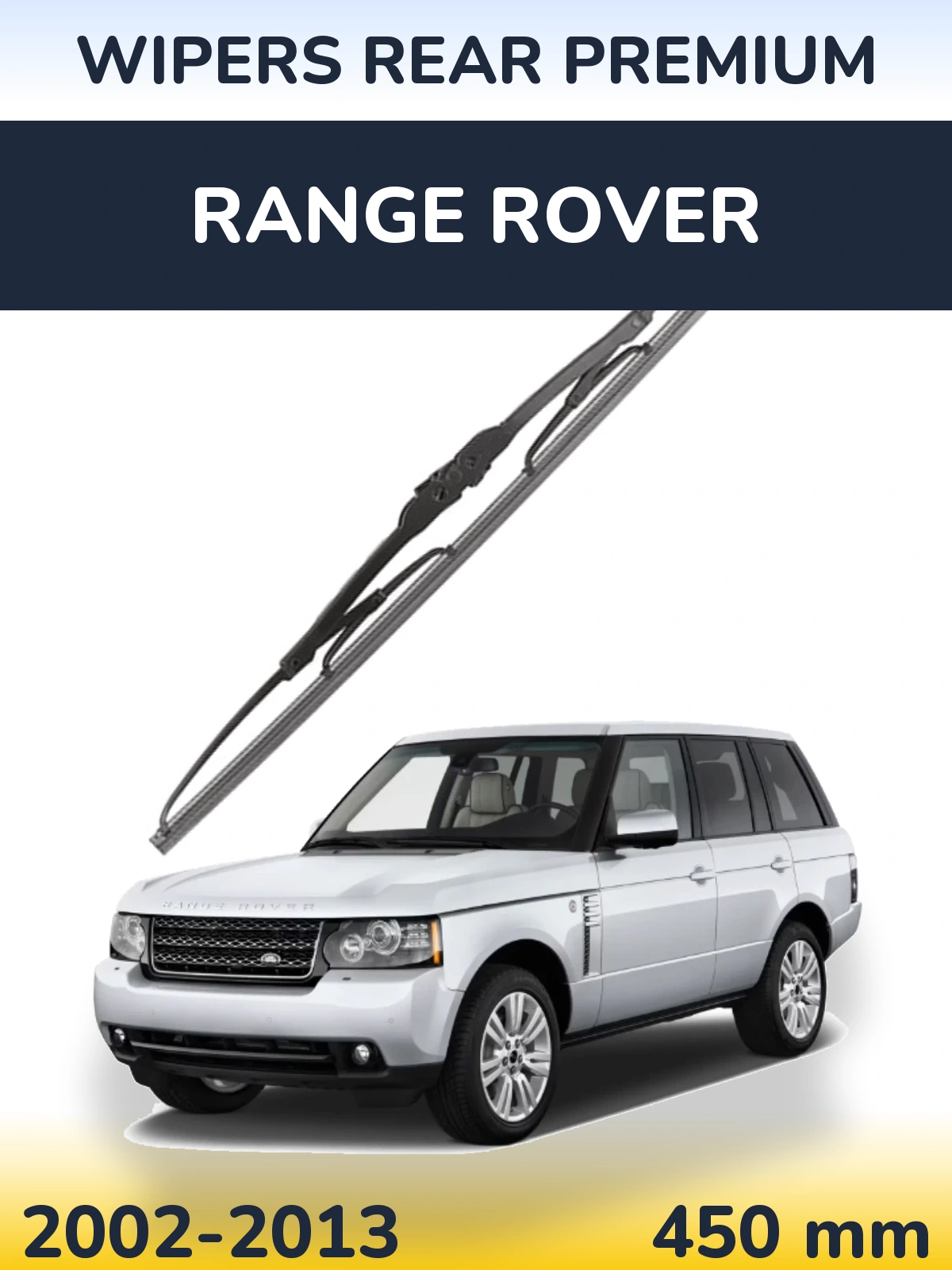 Rear wiper blade WIPERS REAR PREMIUM 450 mm for Range Rover  2002-2013