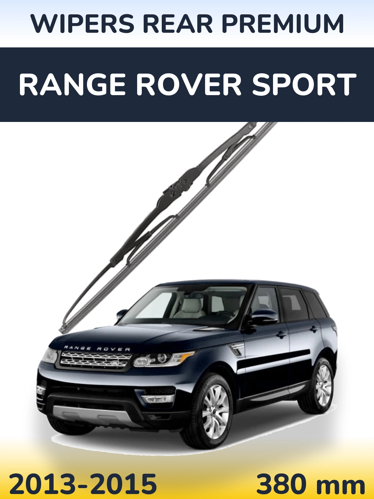 Rear wiper blade WIPERS REAR PREMIUM 380 mm for Range Rover Sport 2013-2015