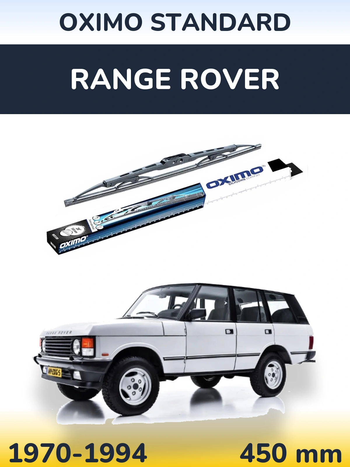 Rear wiper blade Oximo Standard 450 mm for Range Rover  1970-1994