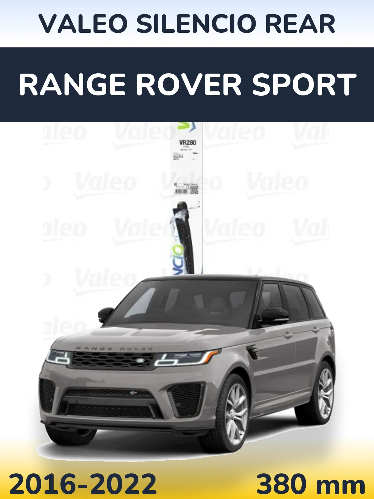 Задний дворник Valeo Silencio Rear 380 мм для Range Rover Sport 2016-2022