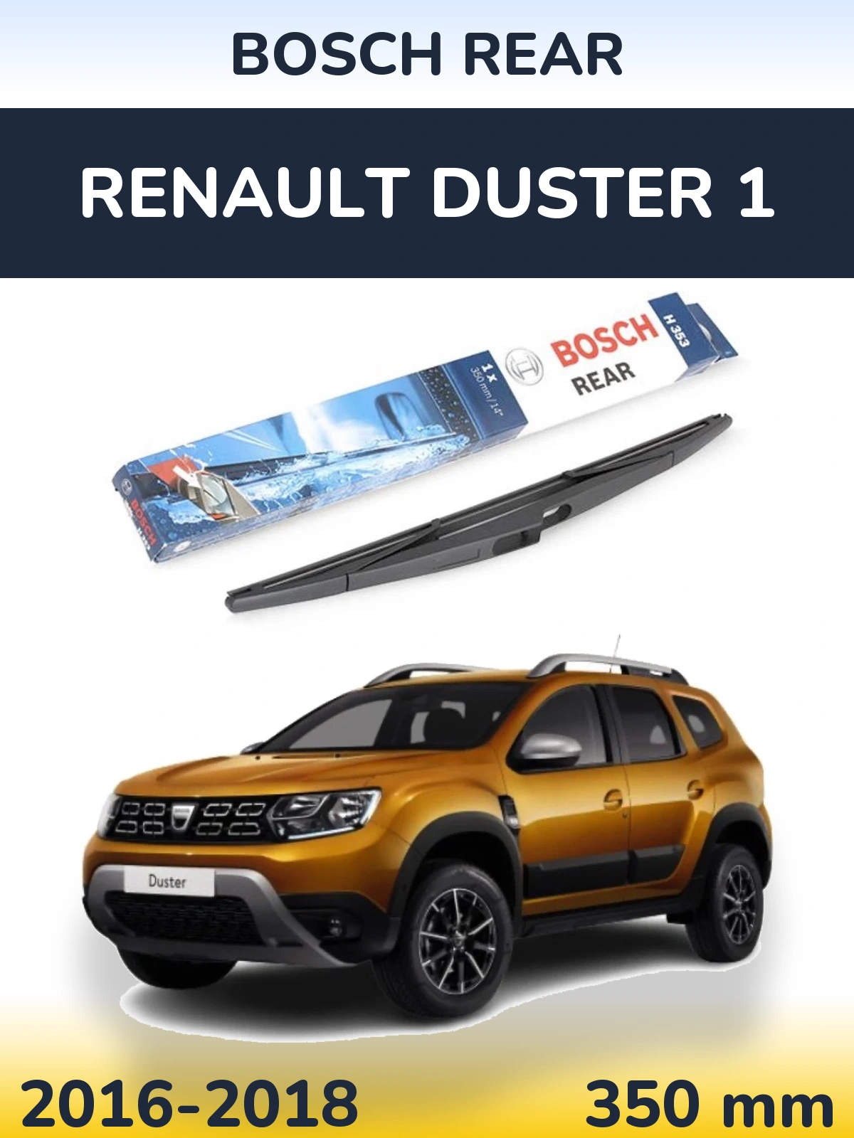 Tylna wycieraczka BOSCH Rear 350 mm do Renault Duster 1 2016-2018