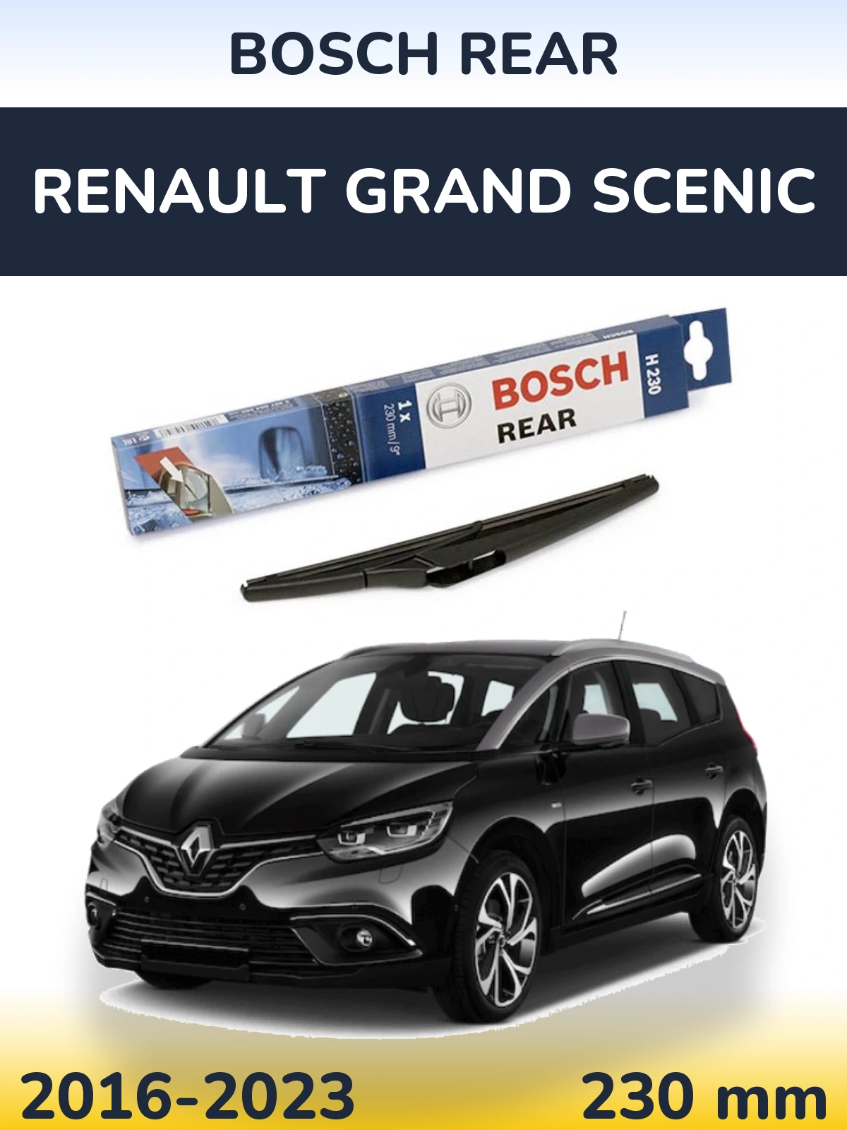 Tylna wycieraczka BOSCH Rear 230 mm do Renault Grand Scenic 2016-2023