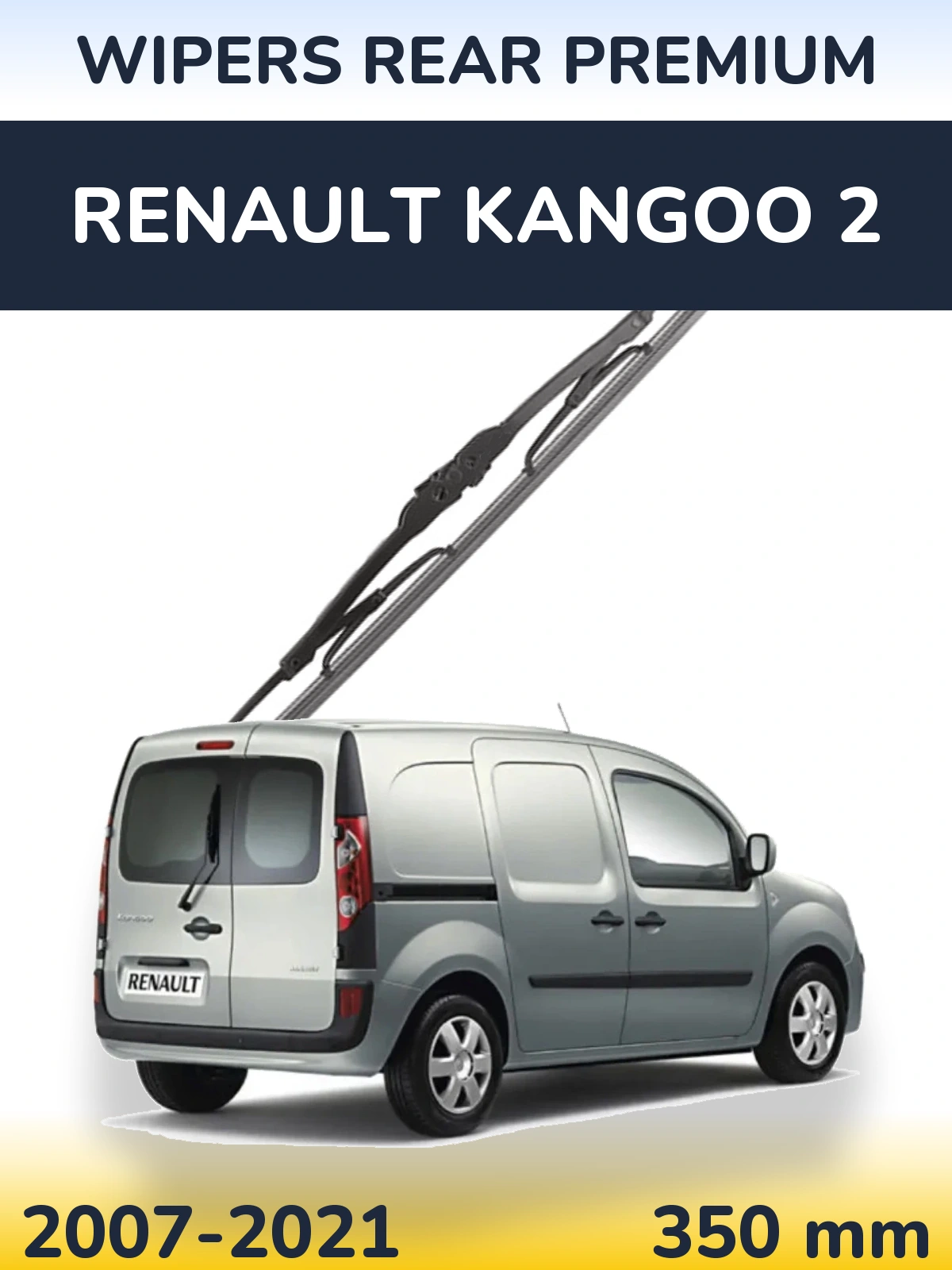 Tylna wycieraczka WIPERS REAR PREMIUM 350 mm do Renault Kangoo 2 2007-2021
