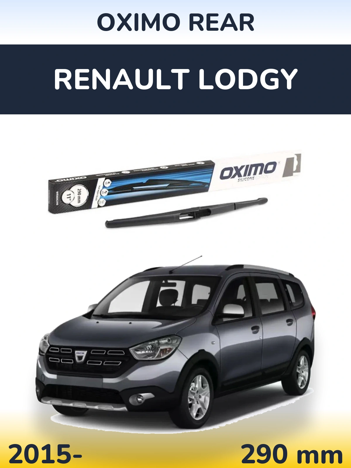 Tylna wycieraczka Oximo Rear 290 mm do Renault Lodgy 2015-2026