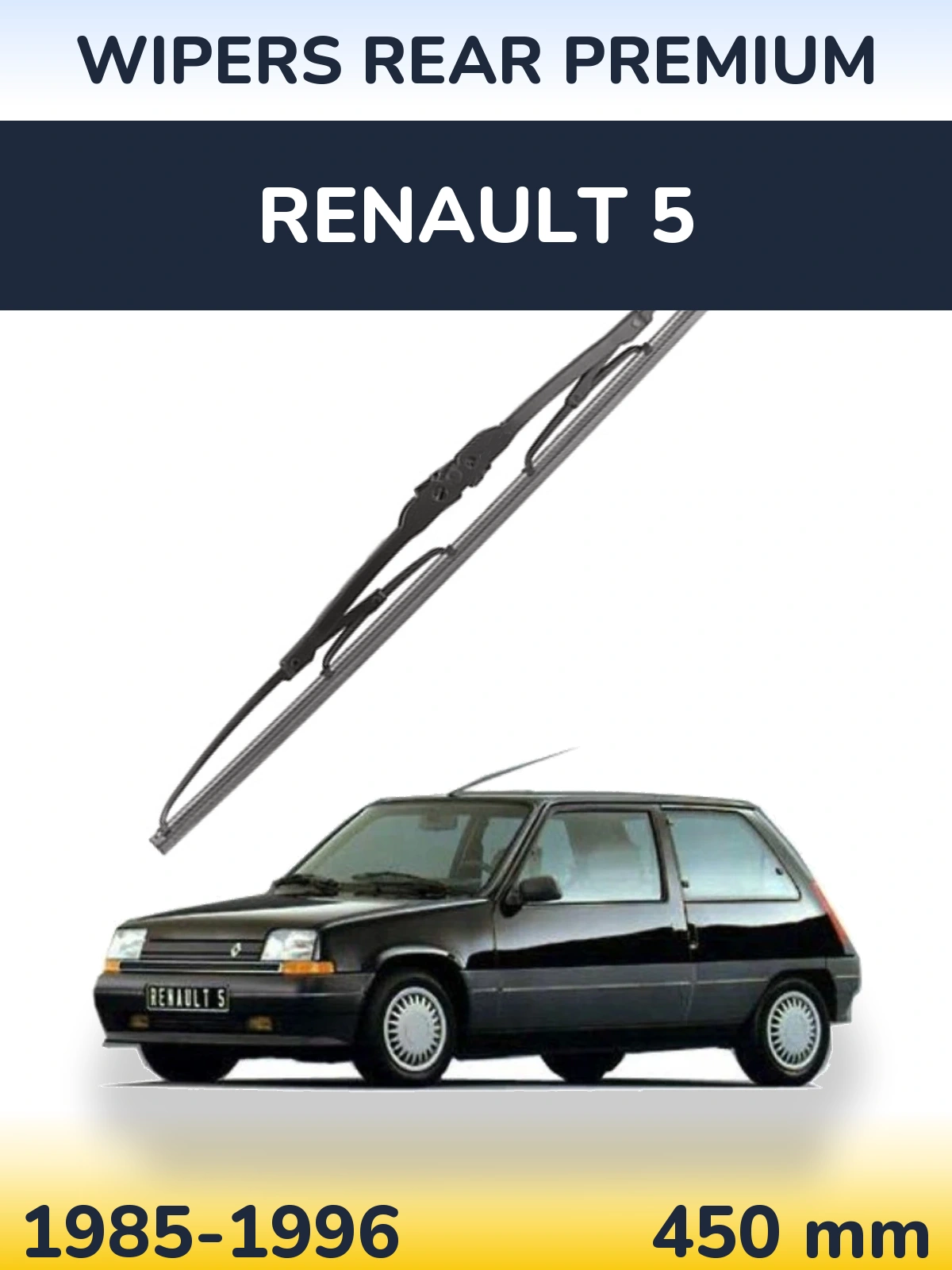 Tylna wycieraczka WIPERS REAR PREMIUM 450 mm do Renault 5 1985-1996