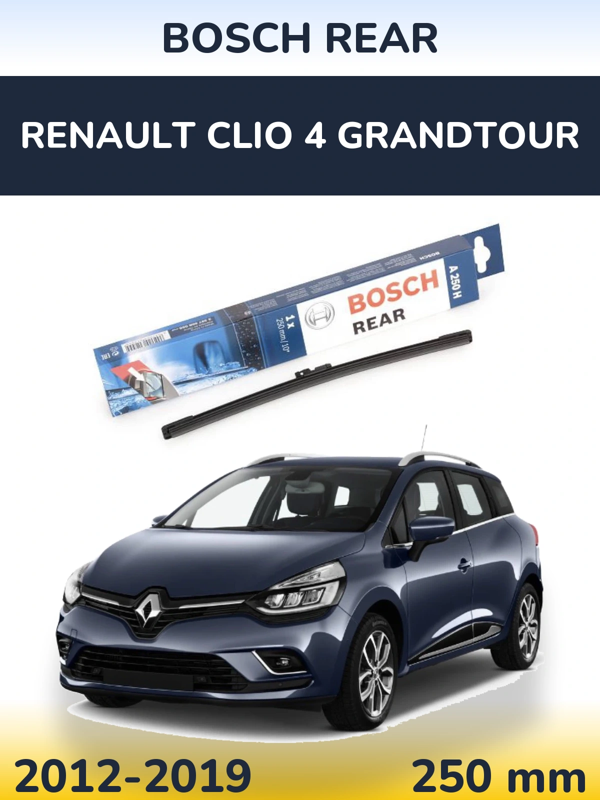 Tylna wycieraczka BOSCH Rear 250 mm do Renault Clio 4 Grandtour 2012-2019