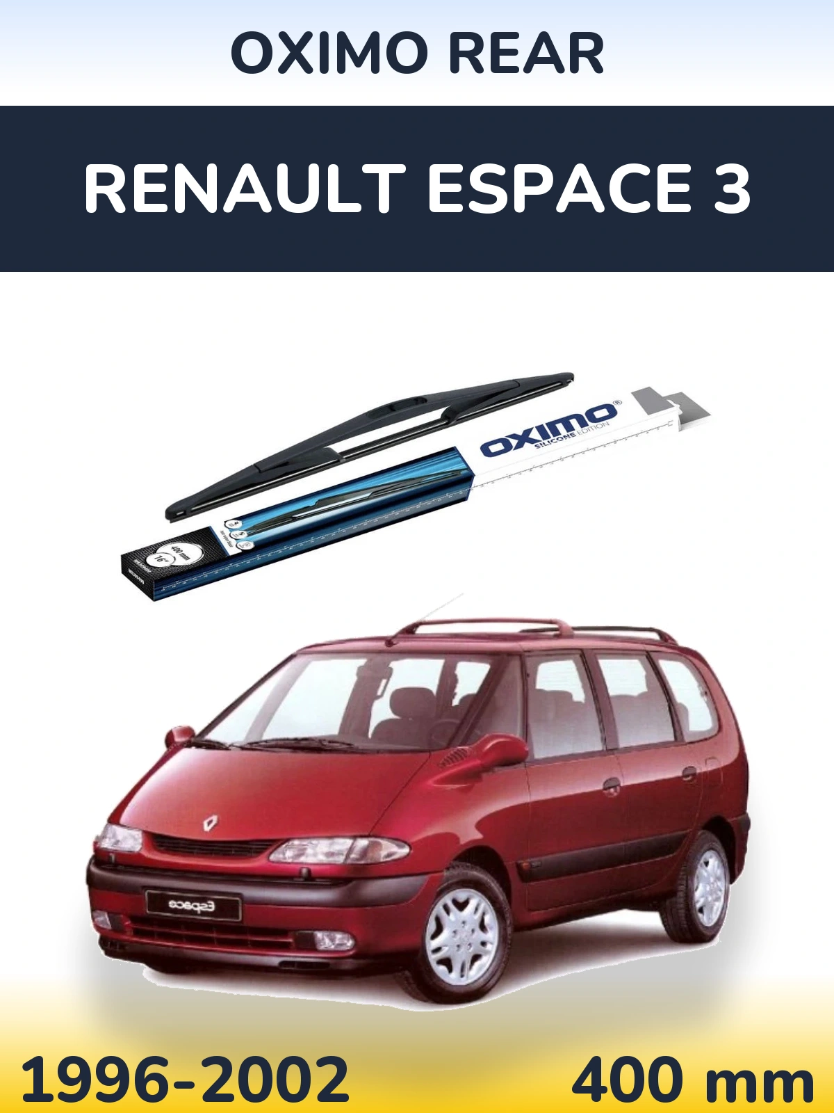 Tylna wycieraczka Oximo Rear 400 mm do Renault Espace 3 1996-2002