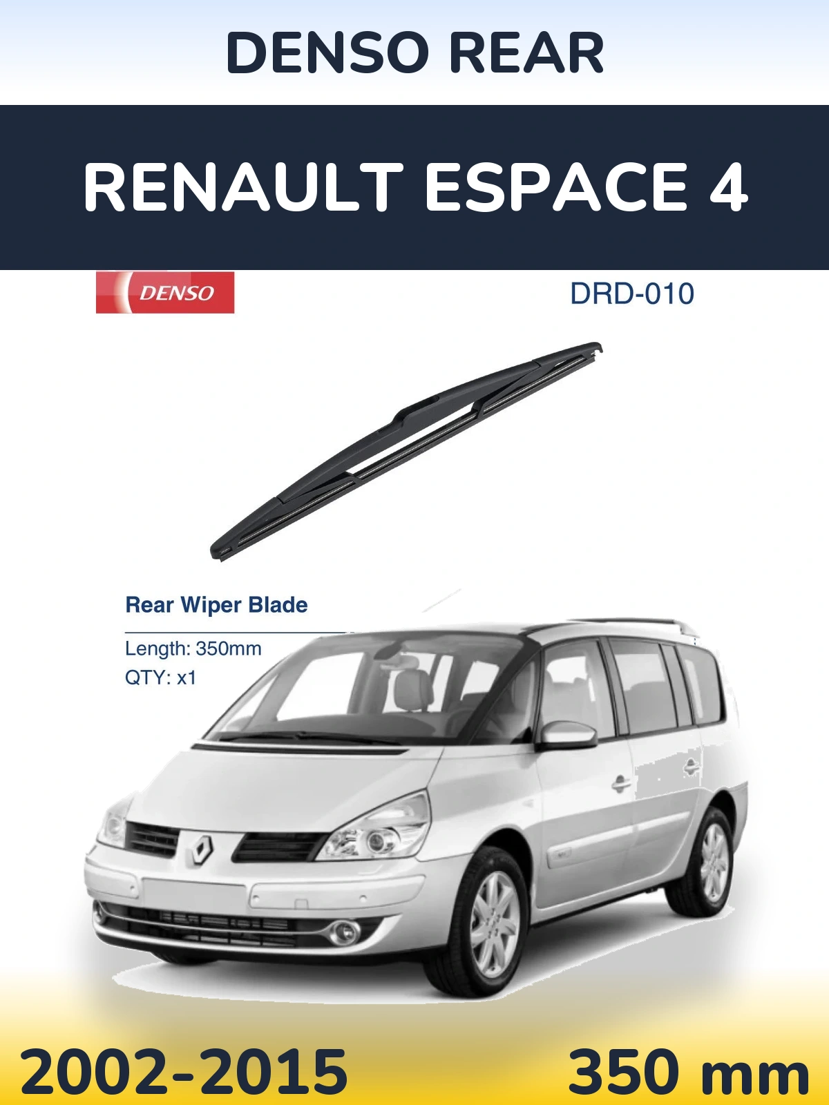 Tylna wycieraczka Denso Rear 350 mm do Renault Espace 4 2002-2015