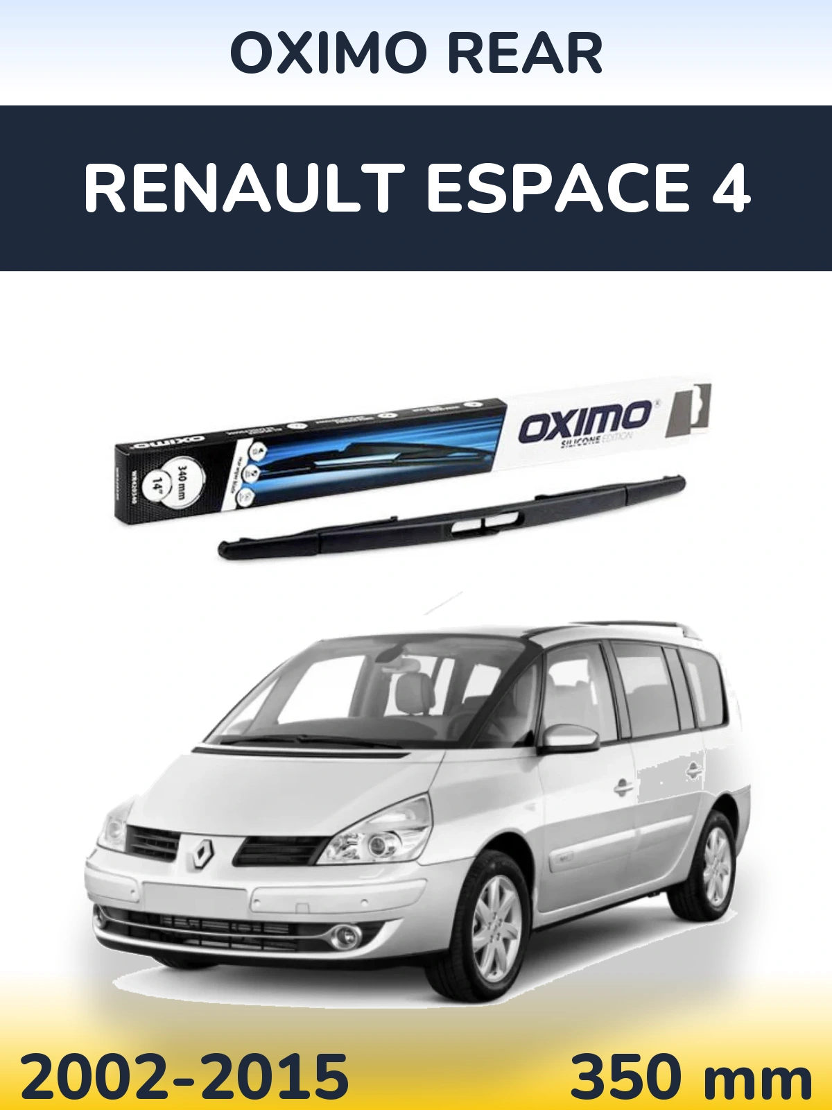 Tylna wycieraczka Oximo Rear 350 mm do Renault Espace 4 2002-2015