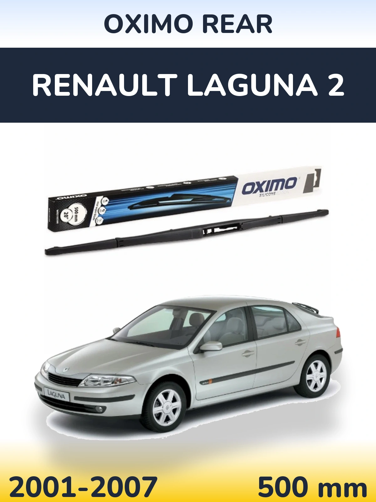 Tylna wycieraczka Oximo Rear 500 mm do Renault Laguna 2 2001-2007