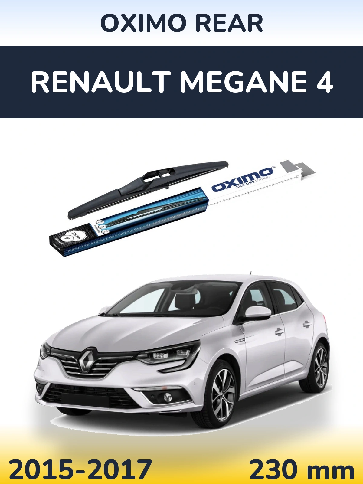 Tylna wycieraczka Oximo Rear 230 mm do Renault Megane 4 2015-2017