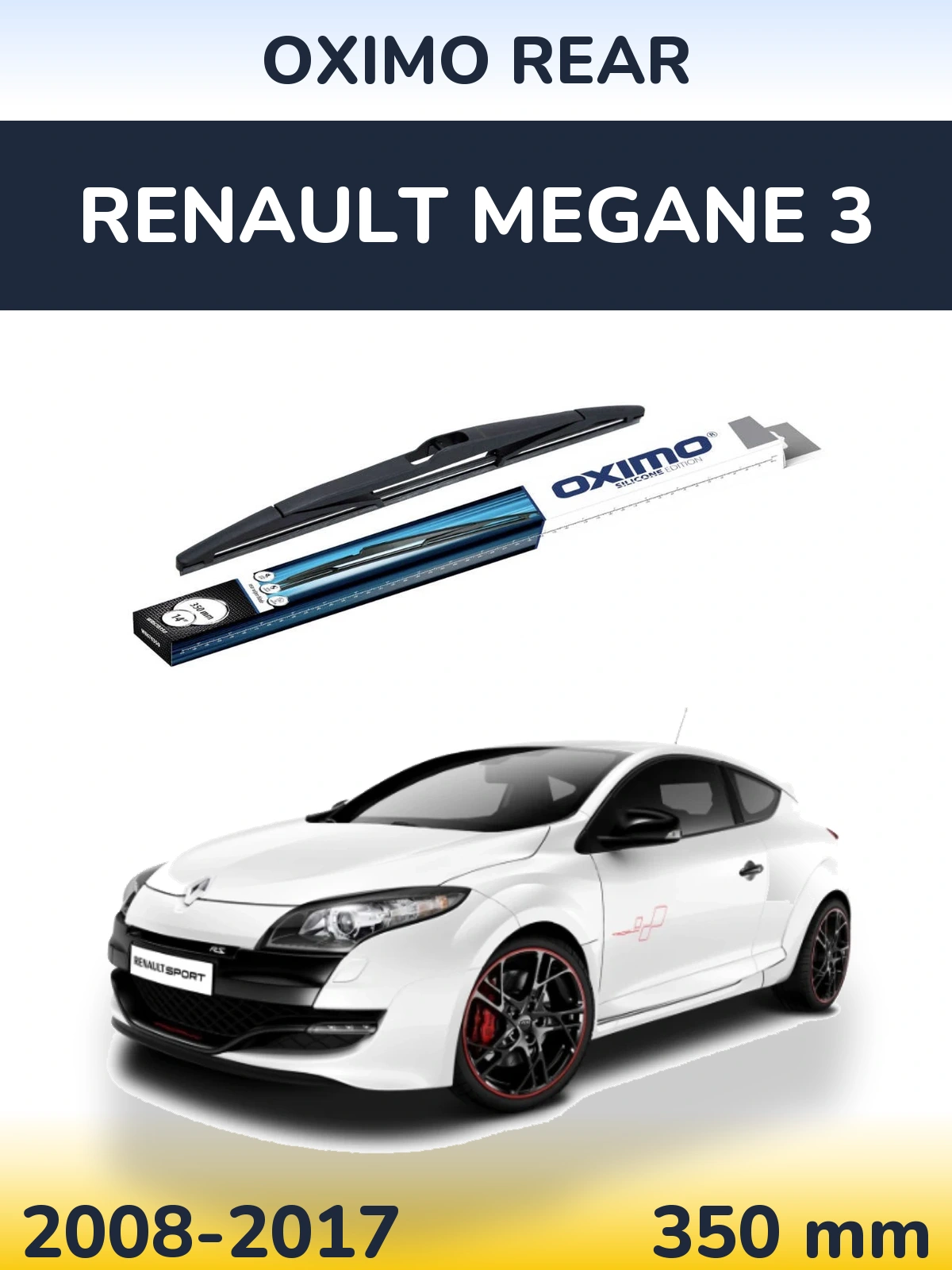 Tylna wycieraczka Oximo Rear 350 mm do Renault Megane 3 2008-2017