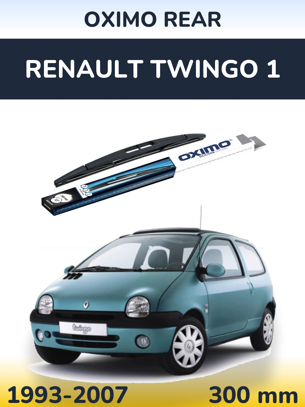 Tylna wycieraczka Oximo Rear 300 mm do Renault Twingo 1 1993-2007