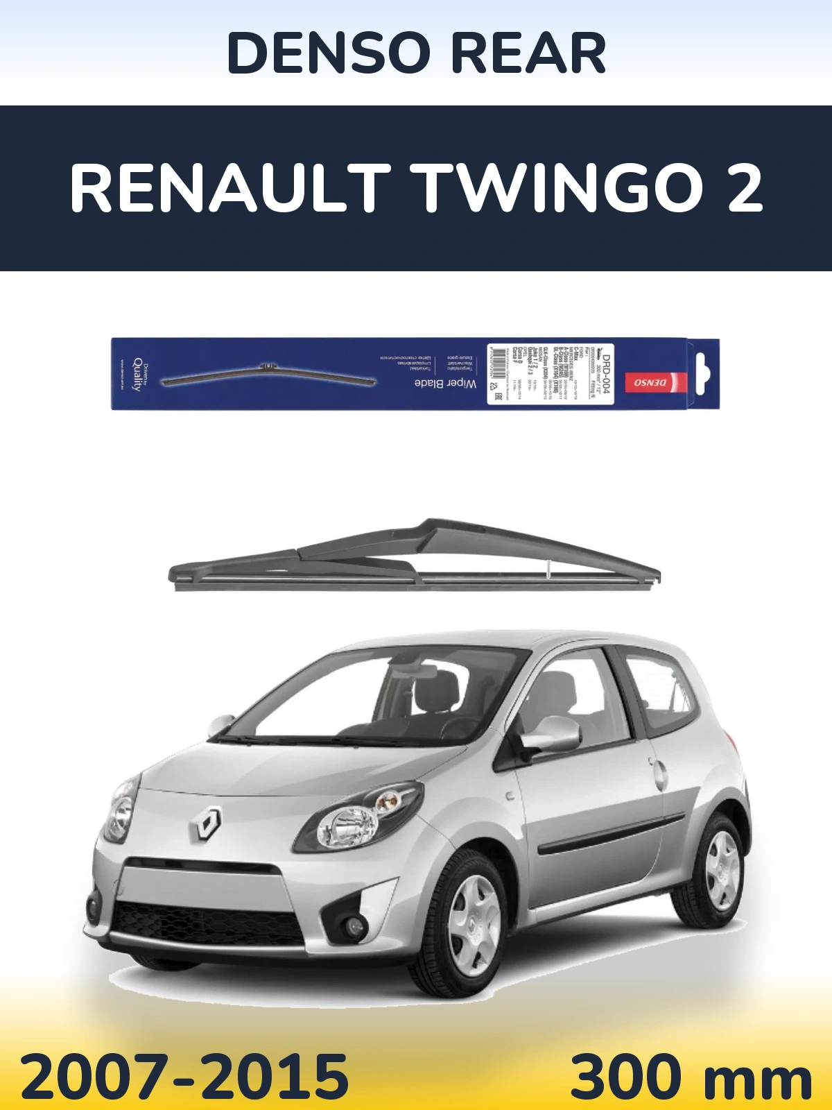Tylna wycieraczka Denso Rear 300 mm do Renault Twingo 2 2007-2015