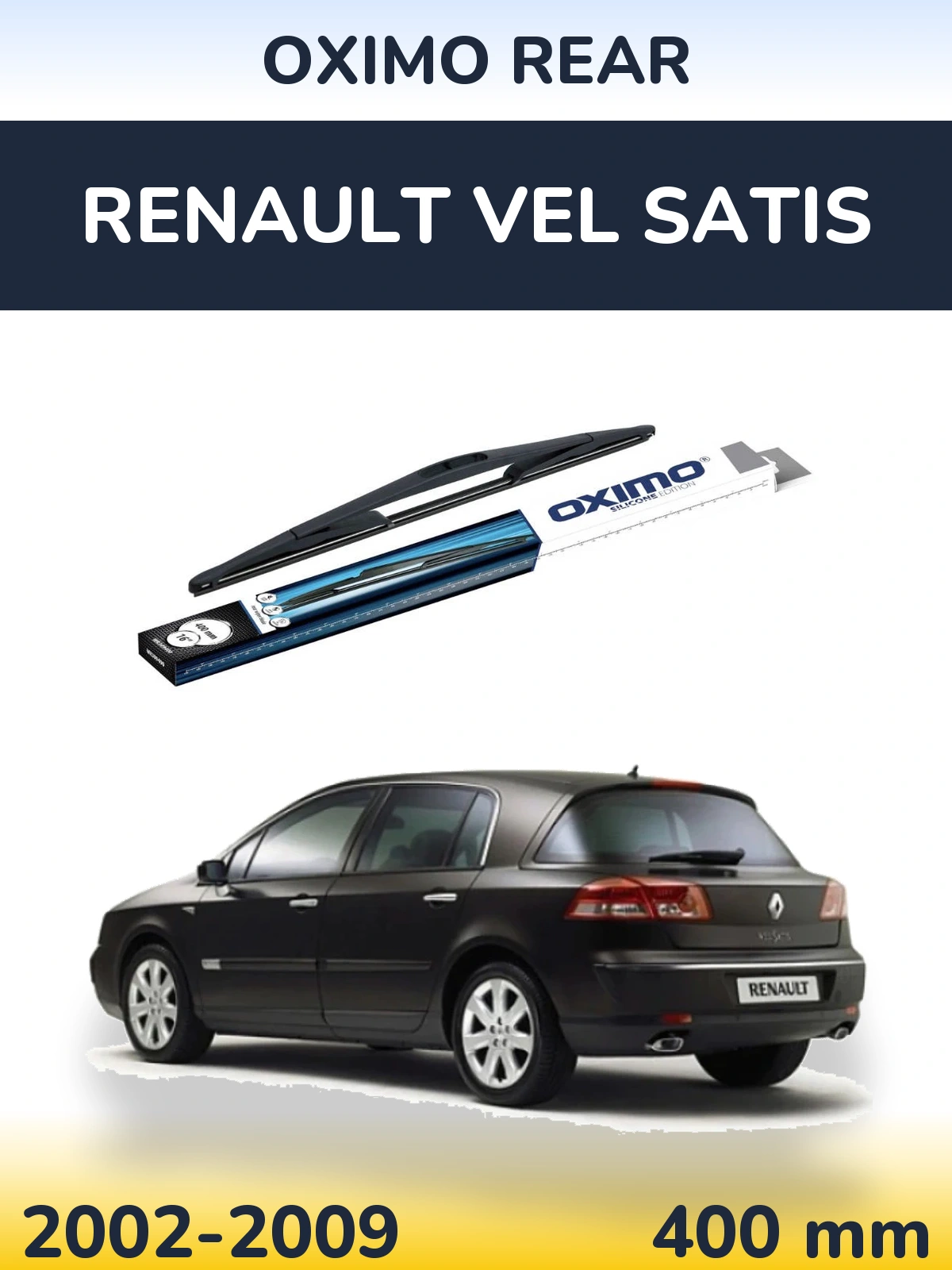 Tylna wycieraczka Oximo Rear 400 mm do Renault Vel Satis 2002-2009