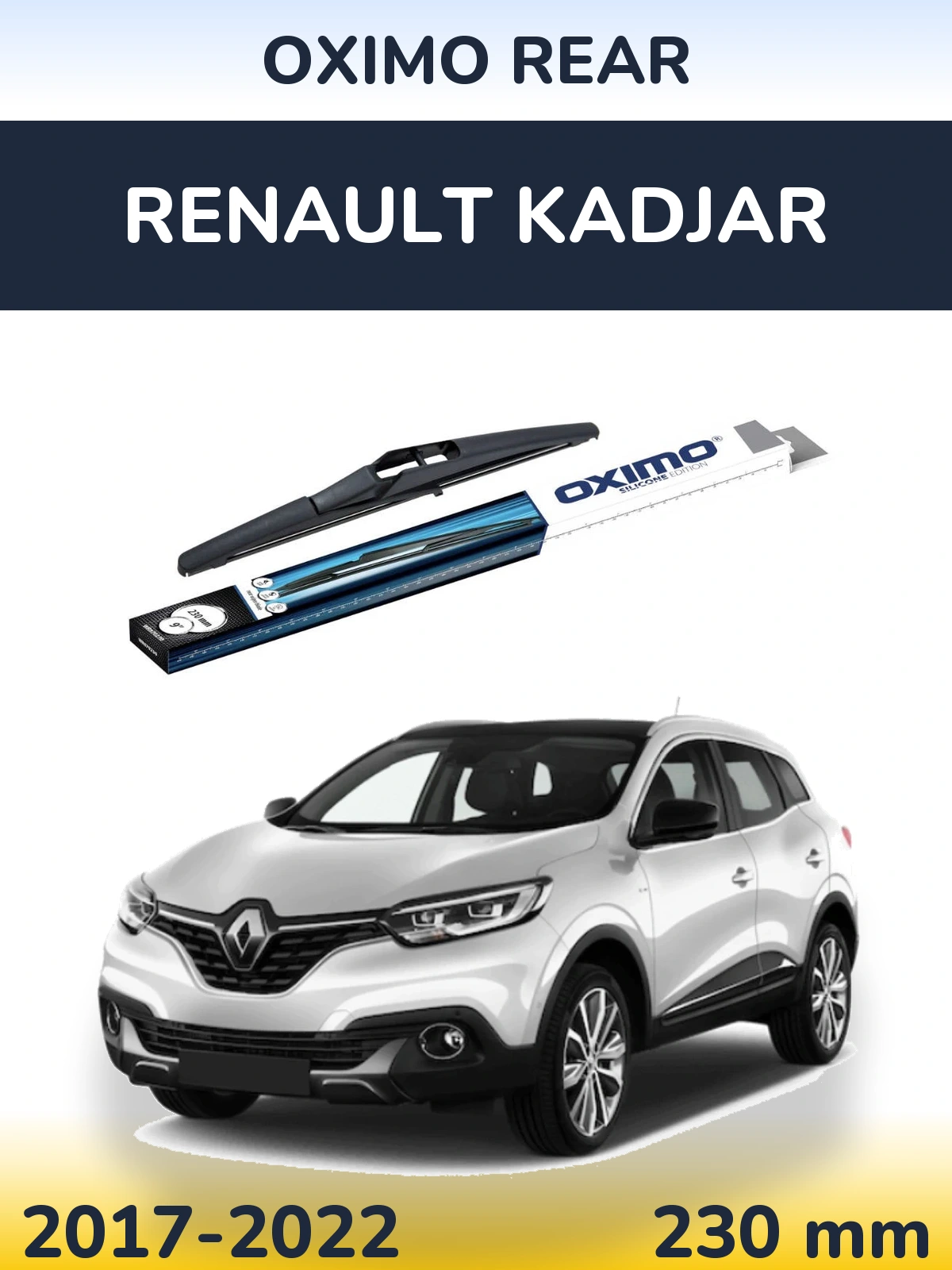 Tylna wycieraczka Oximo Rear 230 mm do Renault Kadjar 2017-2022