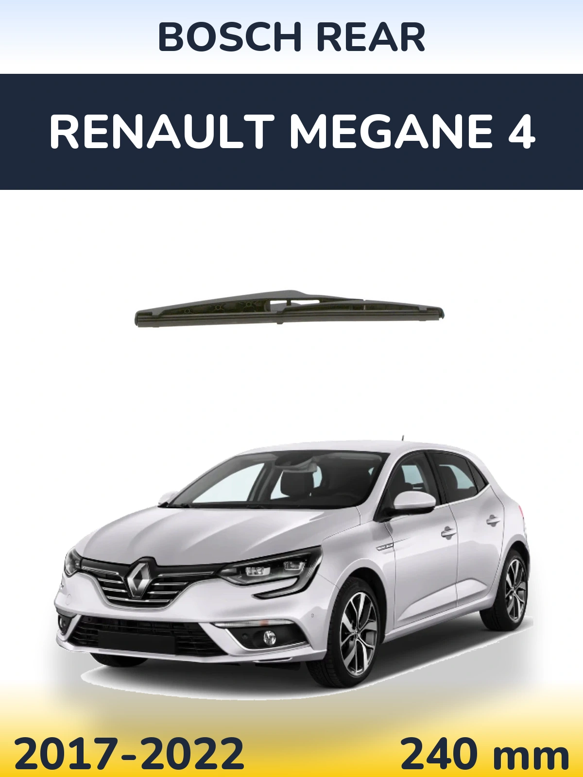 Tylna wycieraczka BOSCH Rear 240 mm do Renault Megane 4 2017-2022