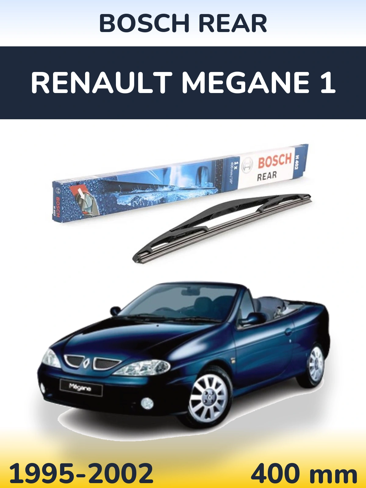 Tylna wycieraczka BOSCH Rear 400 mm do Renault Megane 1 1995-2002