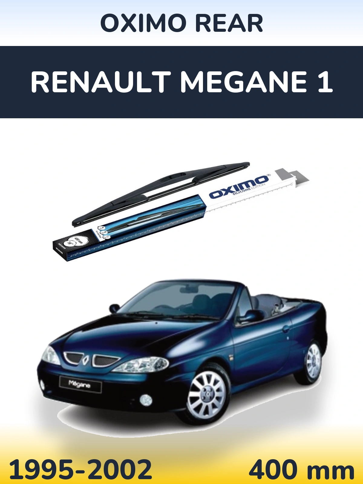 Tylna wycieraczka Oximo Rear 400 mm do Renault Megane 1 1995-2002