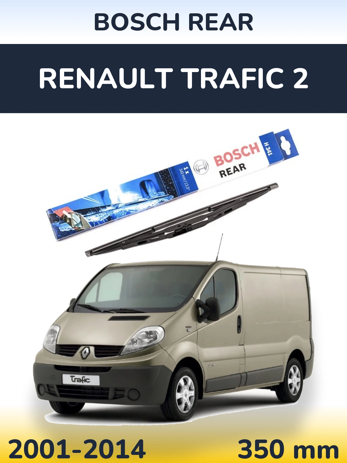 Tylna wycieraczka BOSCH Rear 340 mm do Renault Trafic 2 2001-2014