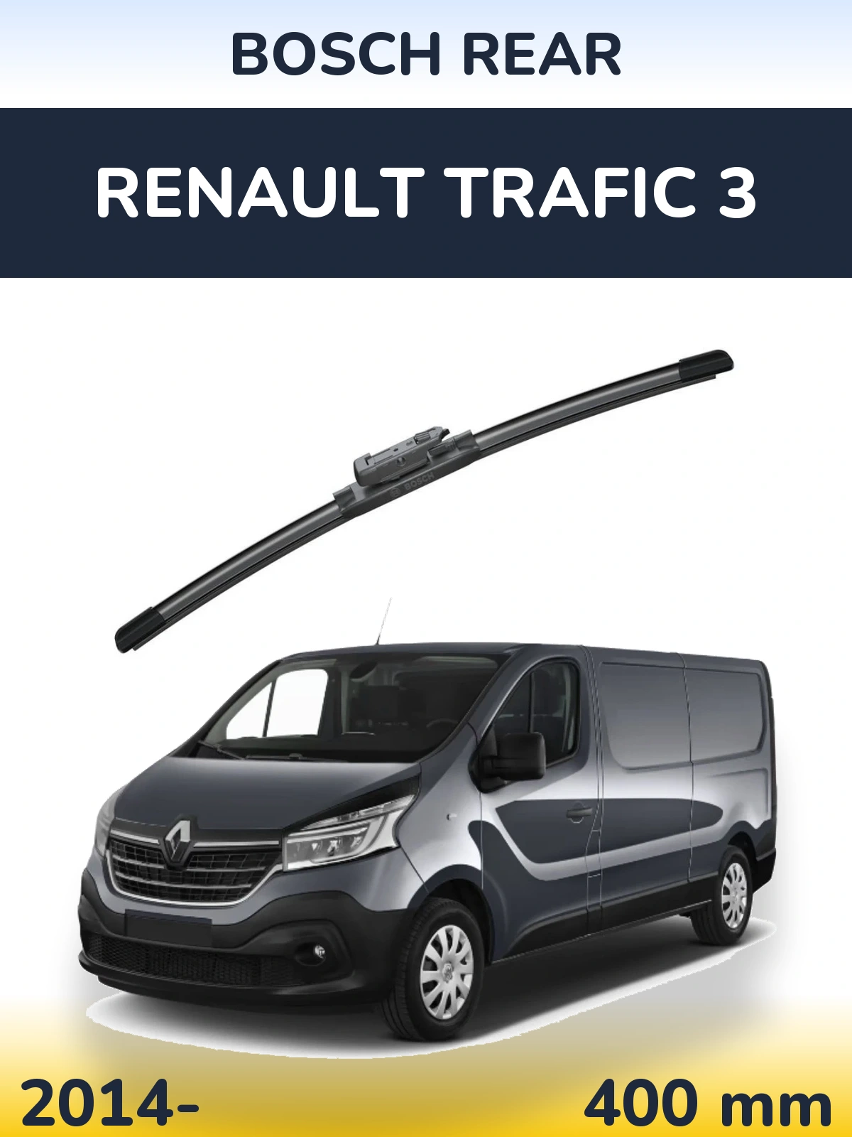 Tylna wycieraczka BOSCH Rear 400 mm do Renault Trafic 3 2014-2026