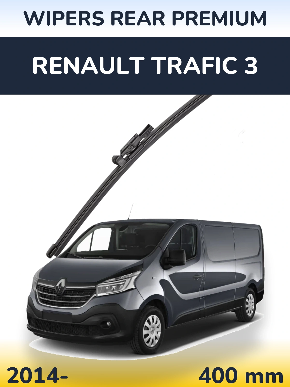 Tylna wycieraczka WIPERS REAR PREMIUM 400 mm do Renault Trafic 3 2014-2026