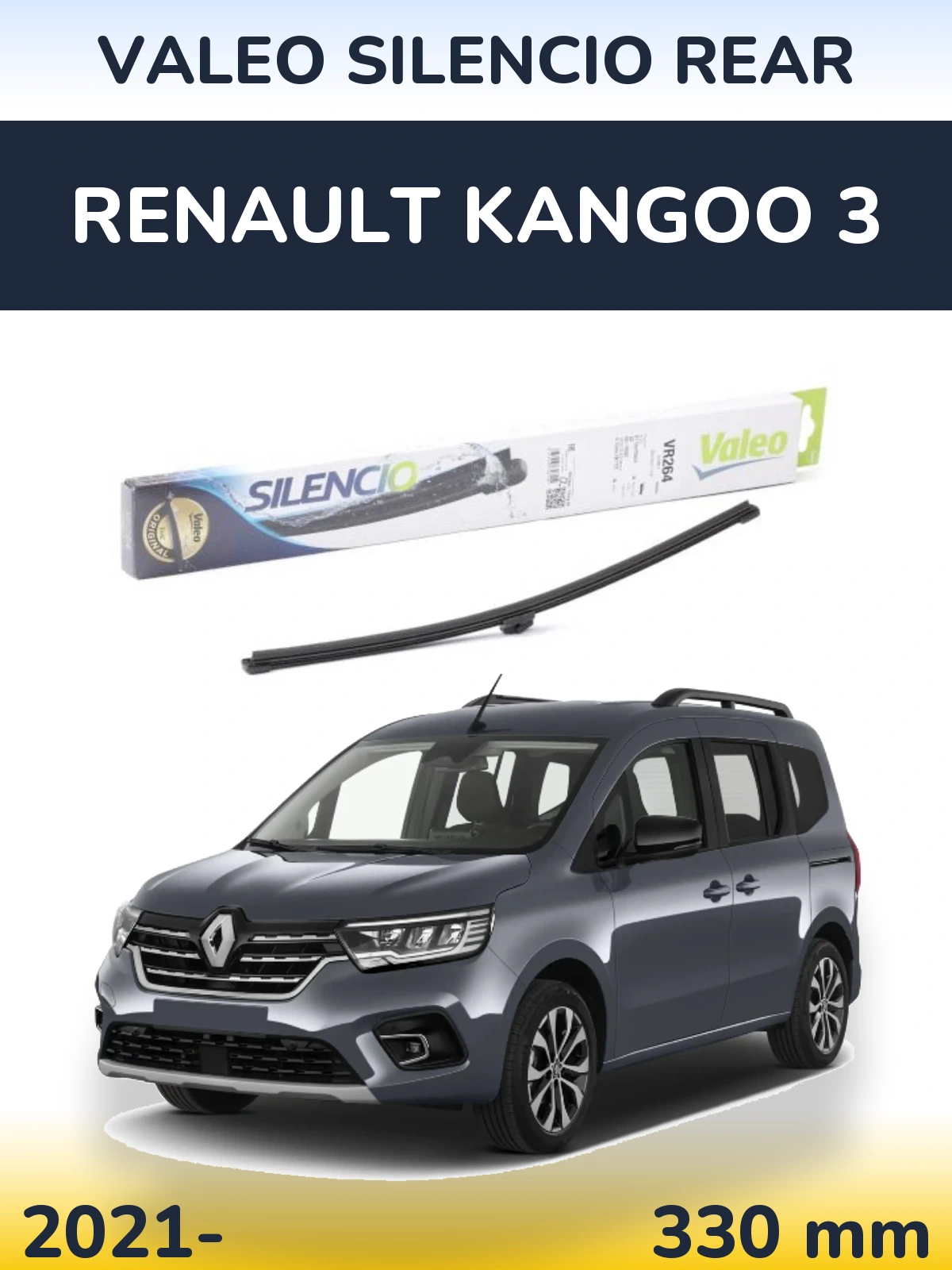 Tylna wycieraczka Valeo Silencio Rear 320 mm do Renault Kangoo 3 2021-2026