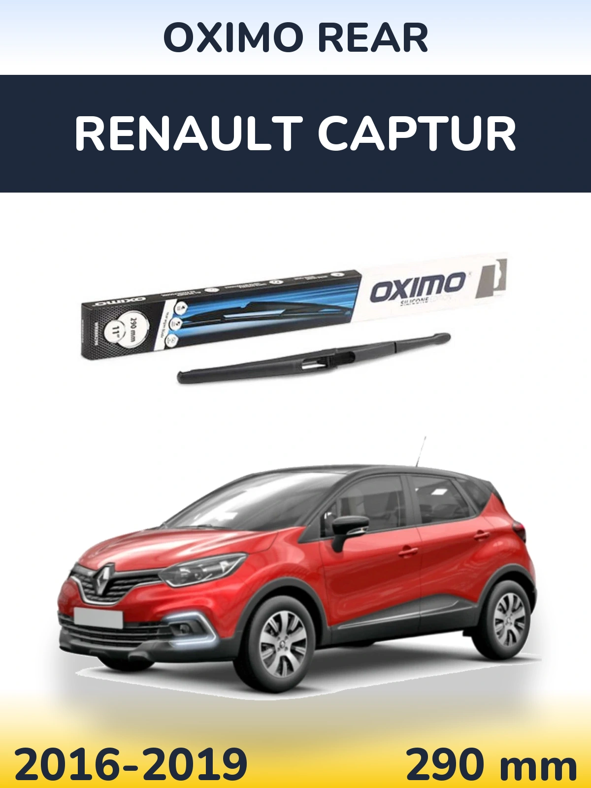 Tylna wycieraczka Oximo Rear 290 mm do Renault Captur 2016-2019