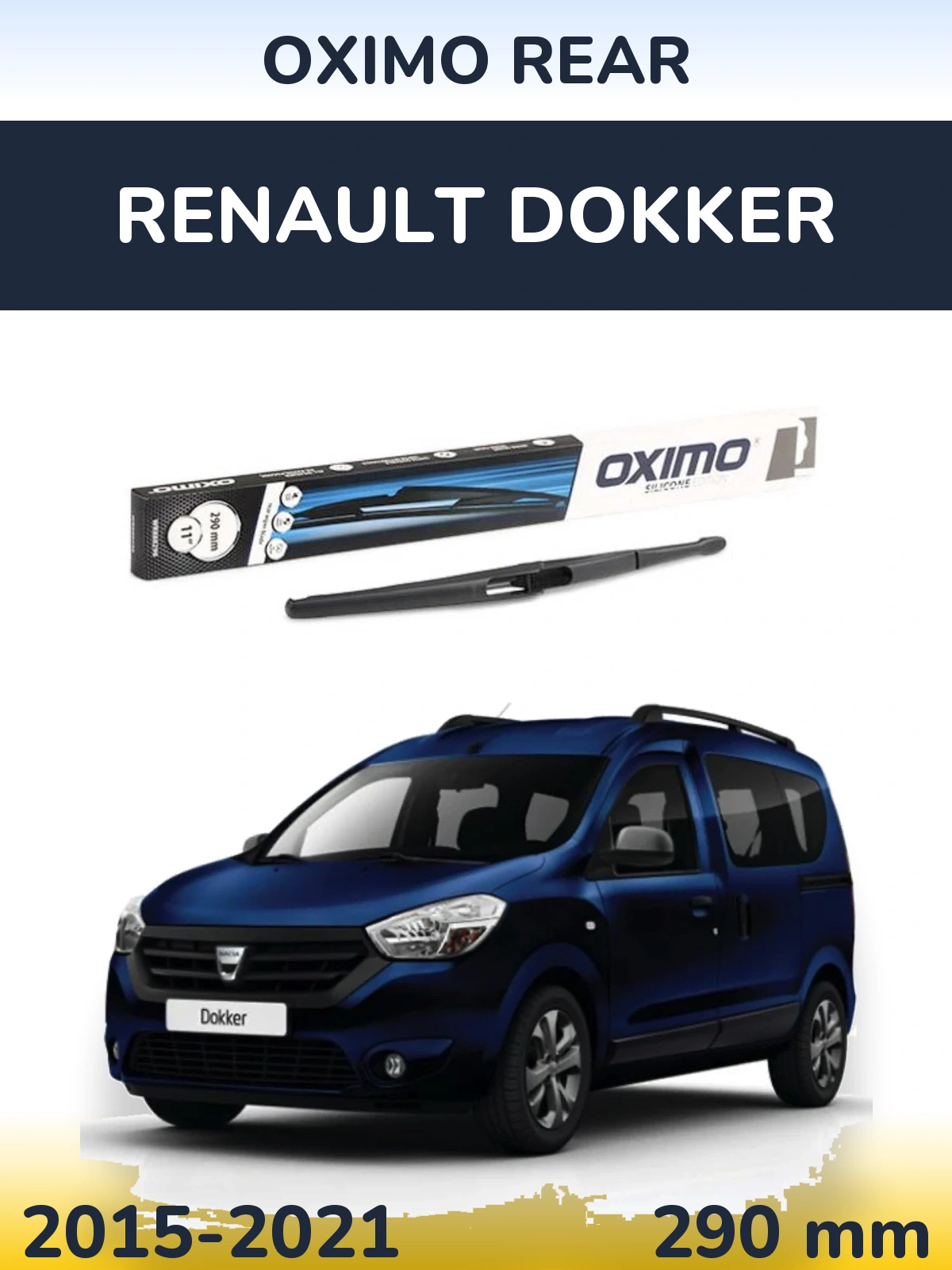Tylna wycieraczka Oximo Rear 290 mm do Renault Dokker 2015-2021