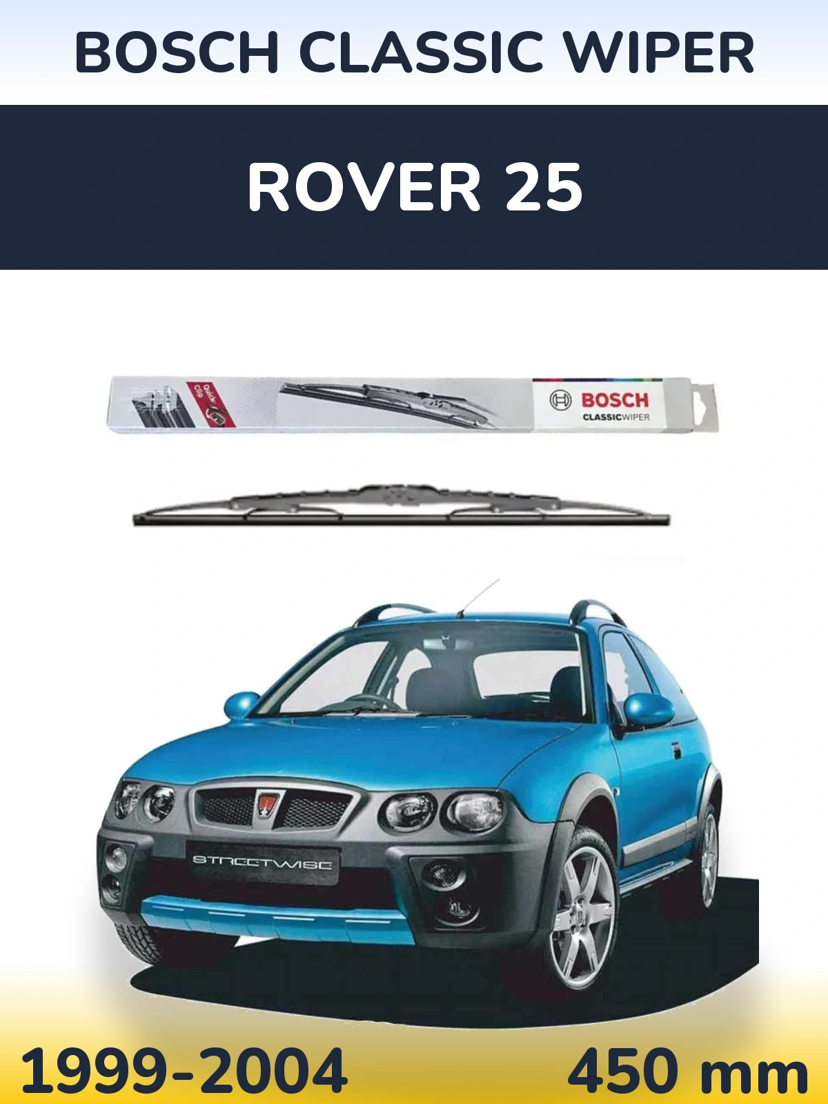 Tylna wycieraczka BOSCH Classic Wiper 450 mm do Rover 25 1999-2004