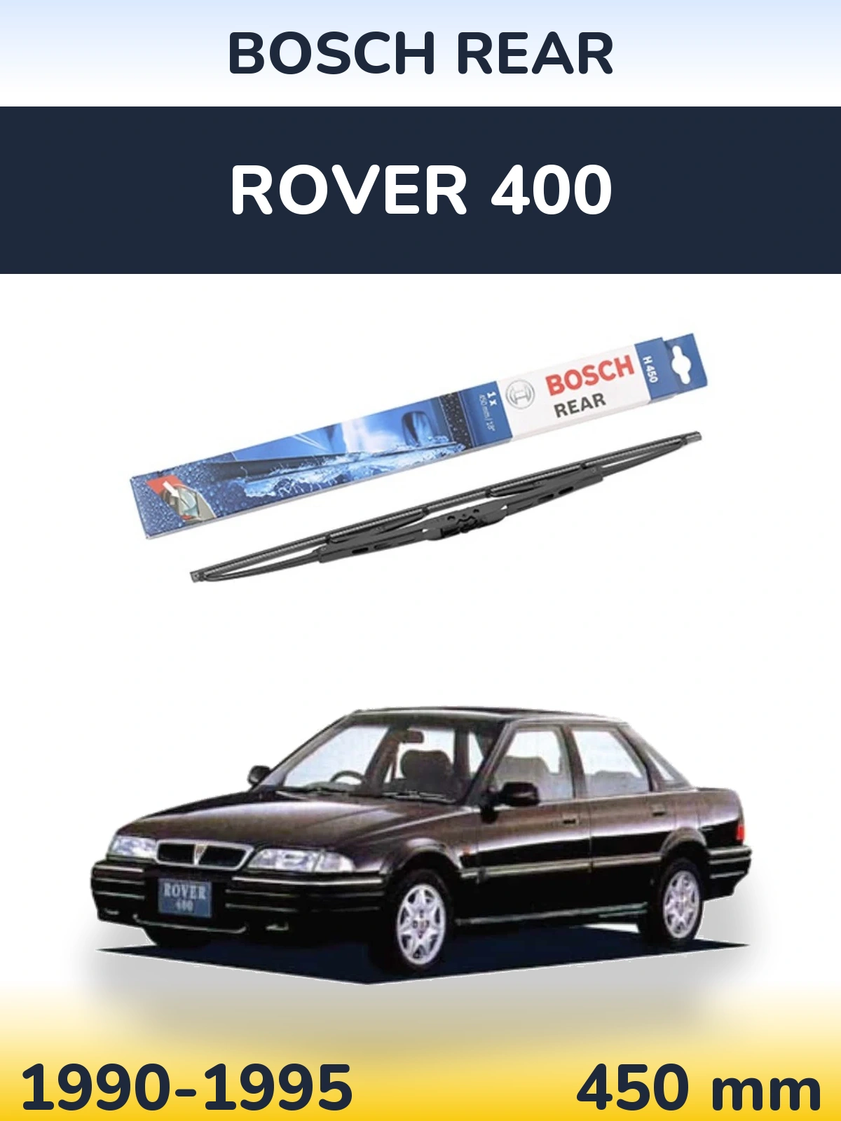Задний дворник BOSCH Rear 450 мм для Rover 400 1990-1995