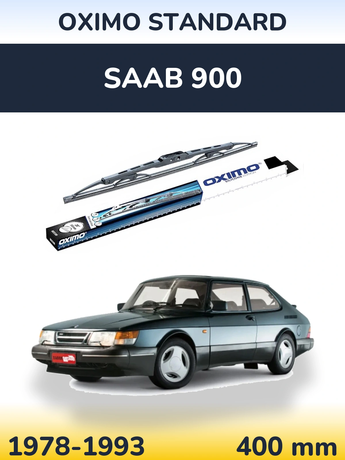 Tylna wycieraczka Oximo Standard 400 mm do SAAB 900 1978-1993