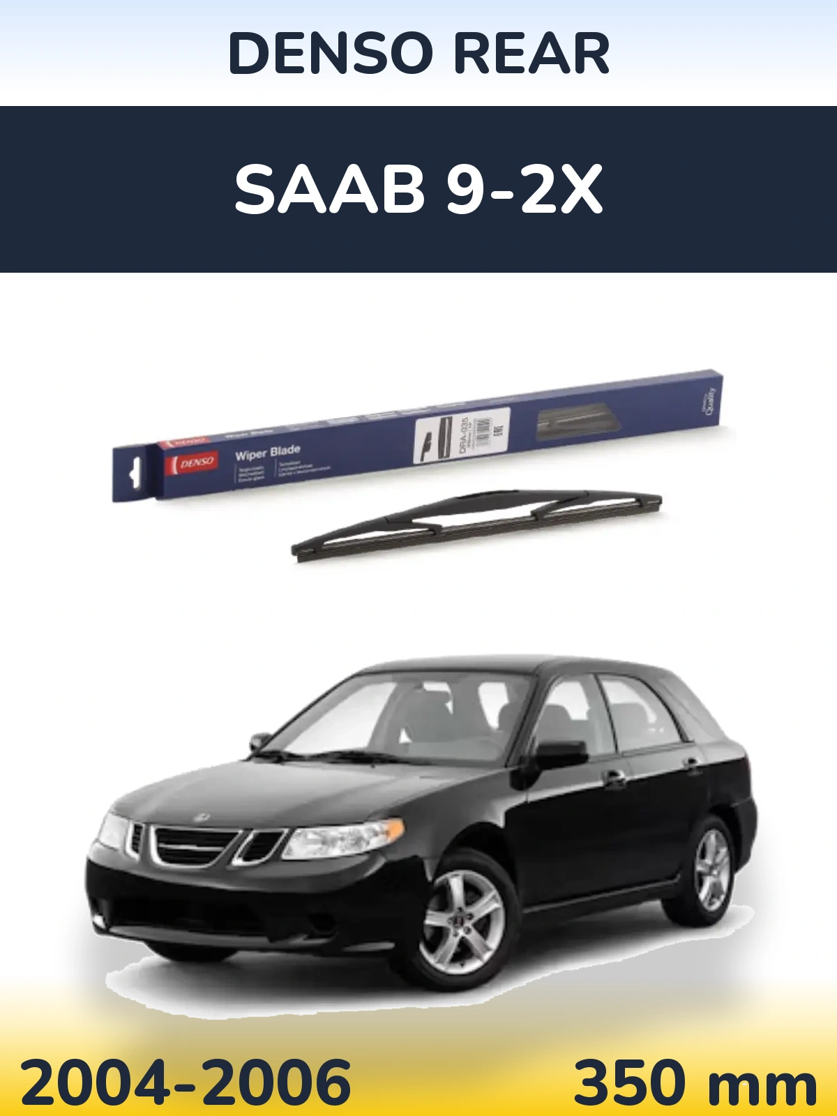 Задний дворник Denso Rear 350 мм для SAAB 9-2X 2004-2006