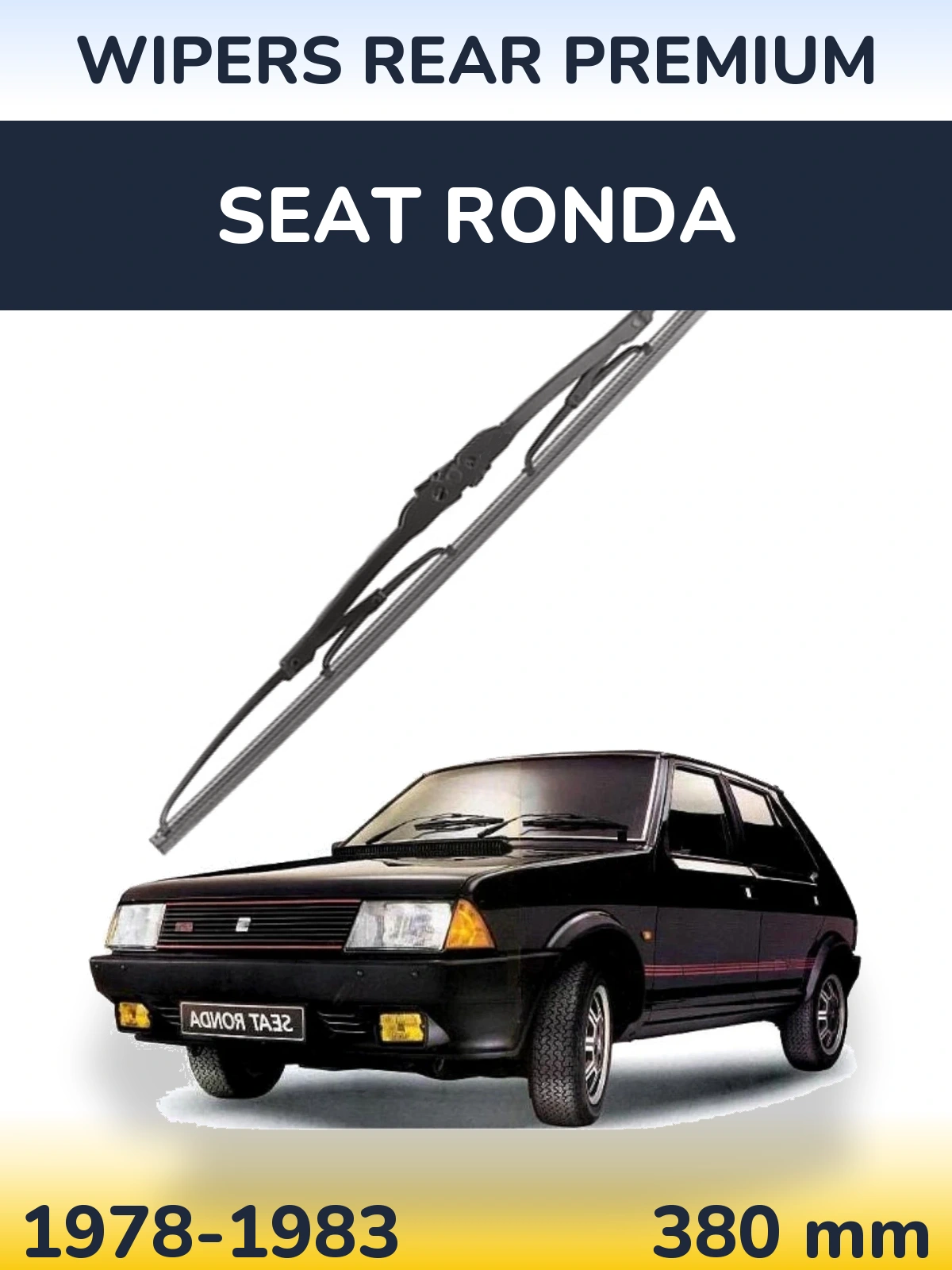 Задний дворник WIPERS REAR PREMIUM 380 мм для SEAT Ronda 1978-1983