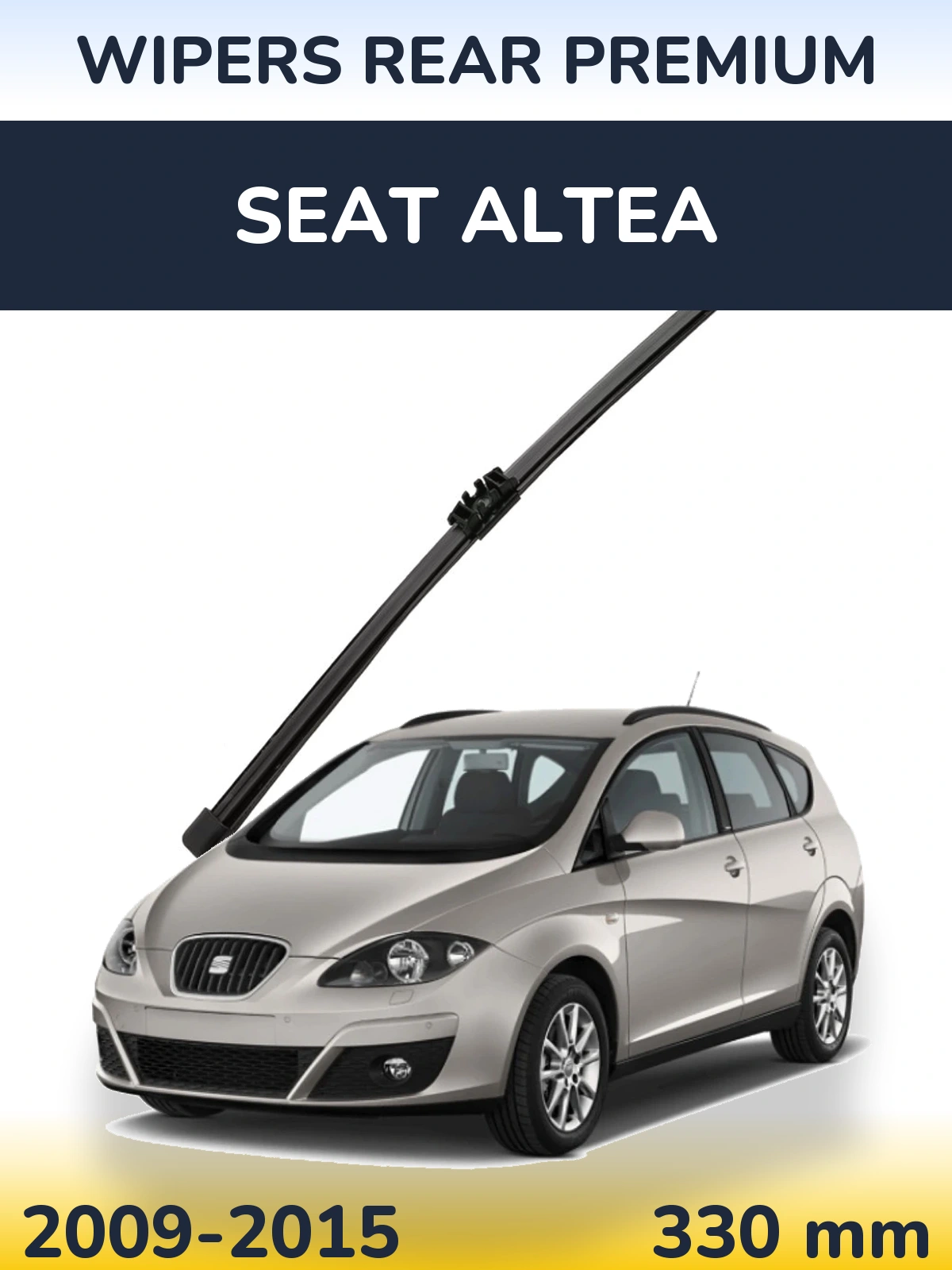 Tylna wycieraczka WIPERS REAR PREMIUM 330 mm do SEAT Altea 2009-2015
