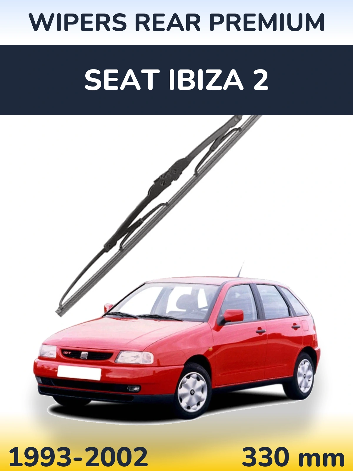 Задний дворник WIPERS REAR PREMIUM 330 мм для SEAT Ibiza 2 1993-2002