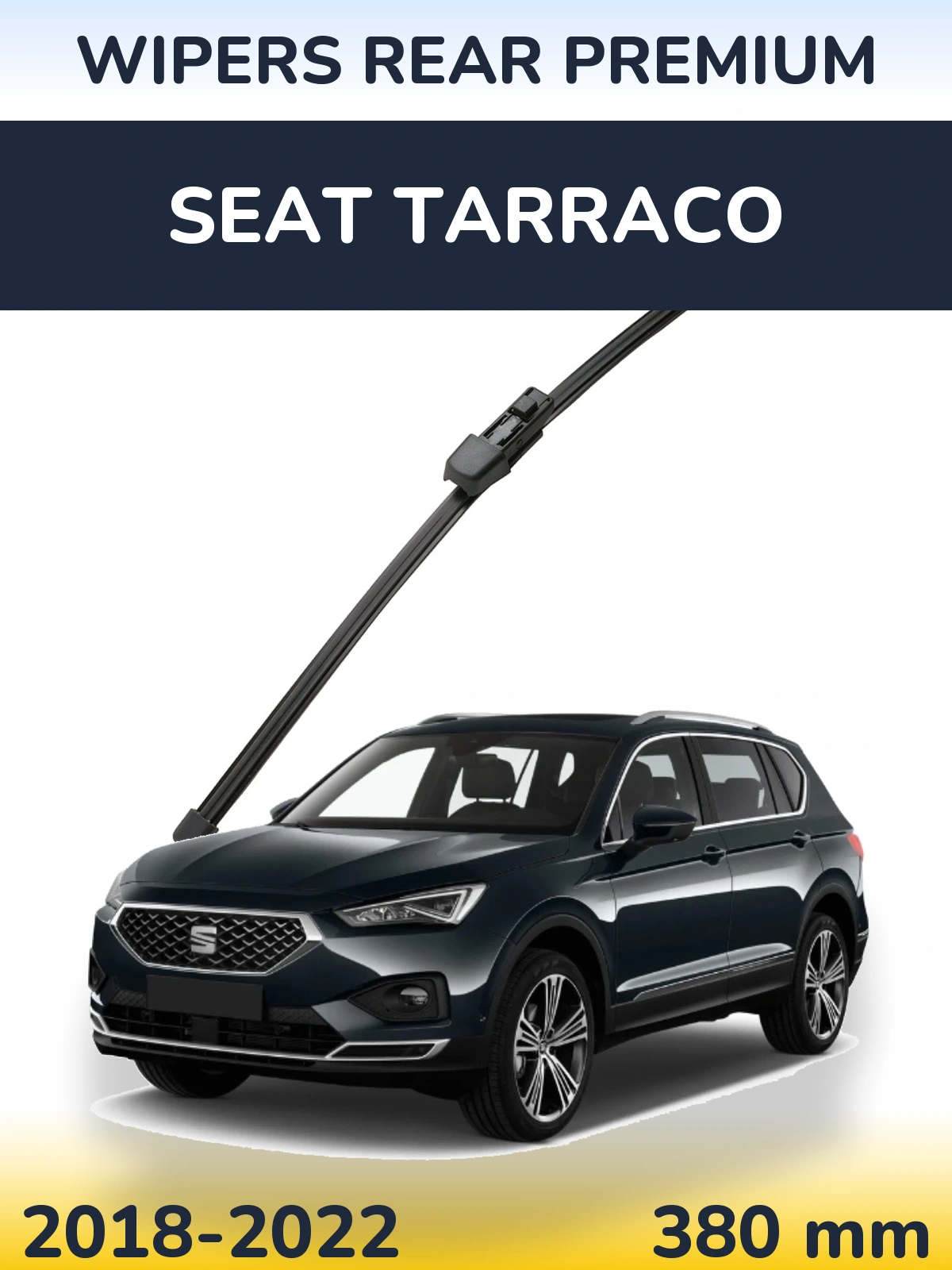 Tylna wycieraczka WIPERS REAR PREMIUM 380 mm do SEAT Tarraco 2018-2022