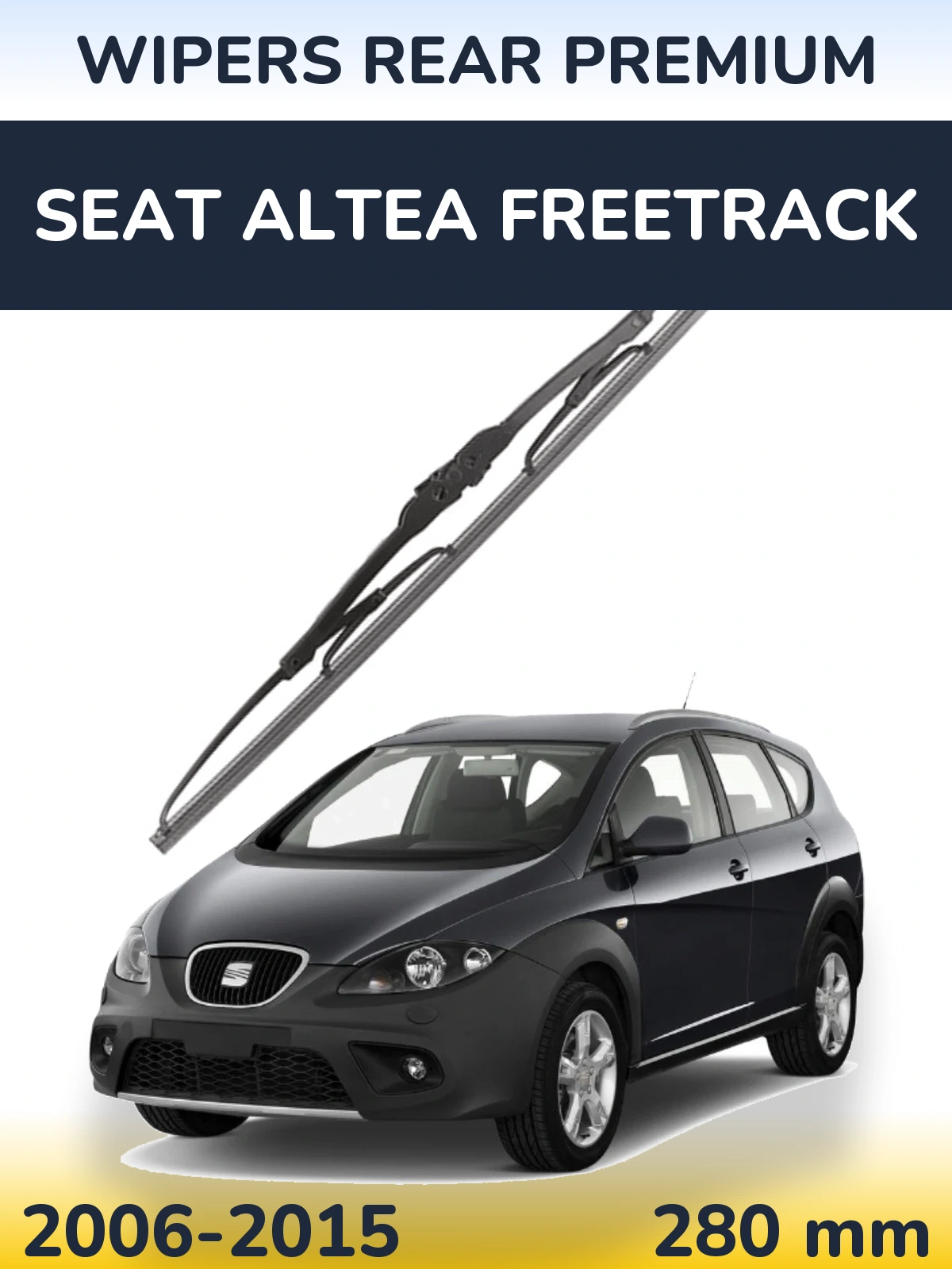 Tylna wycieraczka WIPERS REAR PREMIUM 280 mm do SEAT Altea Freetrack 2006-2015