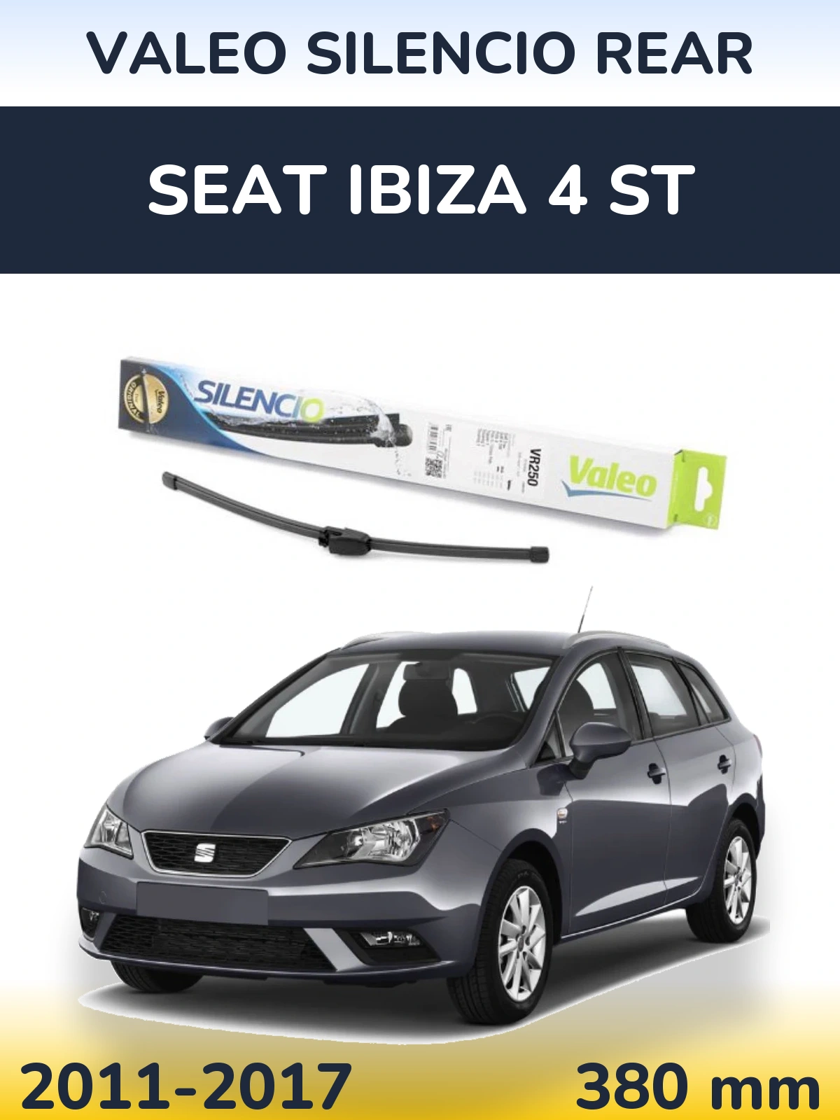 Tylna wycieraczka Valeo Silencio Rear 335 mm do SEAT Ibiza 4 ST 2011-2017