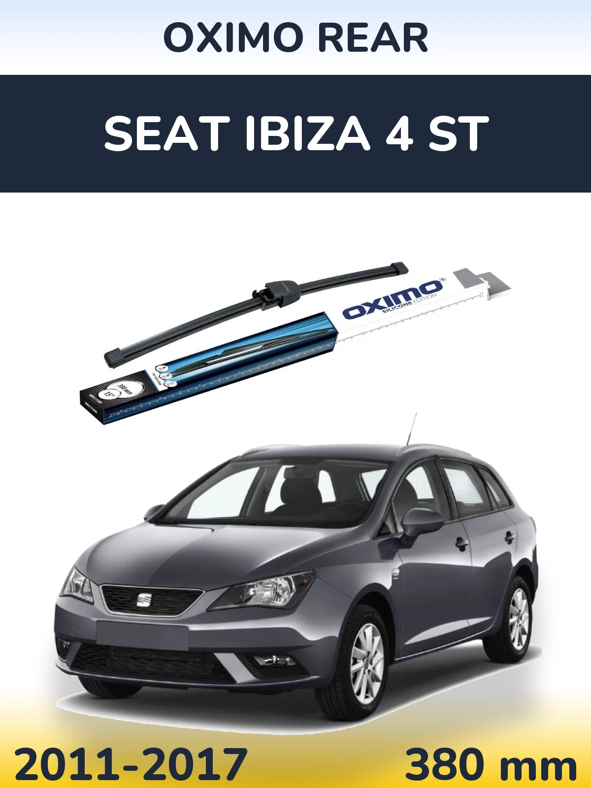 Tylna wycieraczka Oximo Rear 380 mm do SEAT Ibiza 4 ST 2011-2017