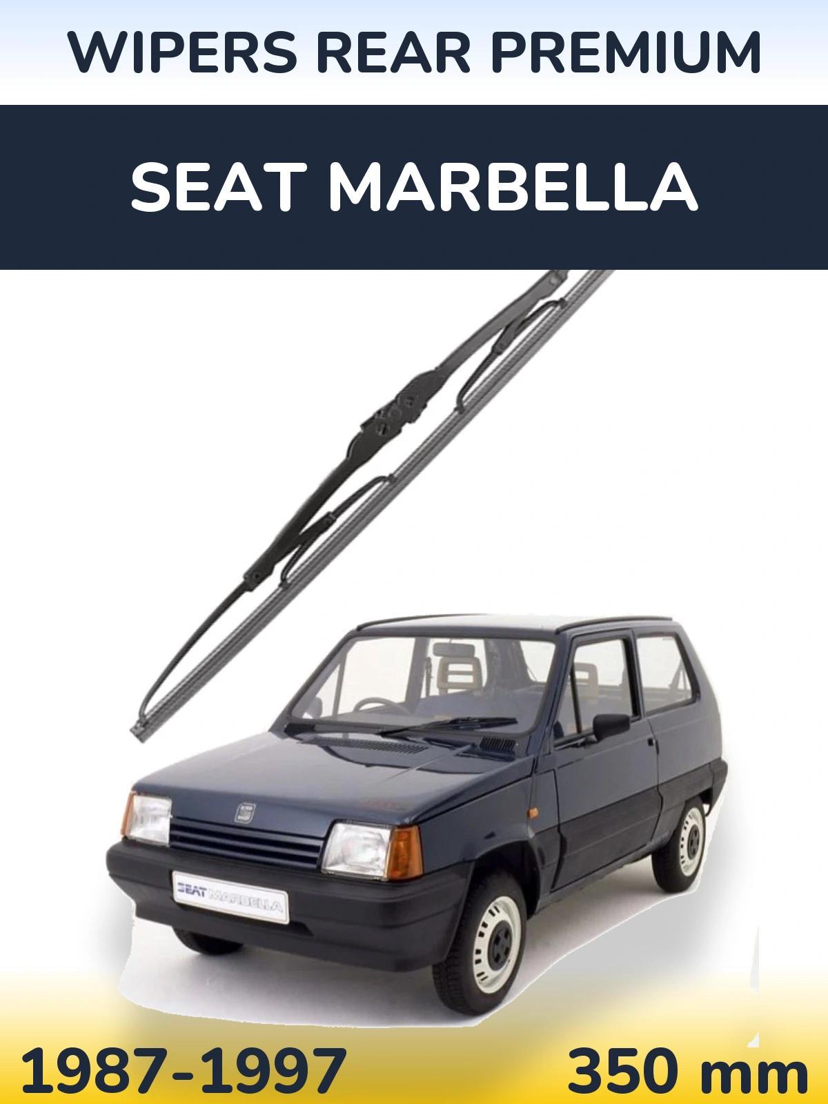 Tylna wycieraczka WIPERS REAR PREMIUM 350 mm do SEAT Marbella 1987-1997