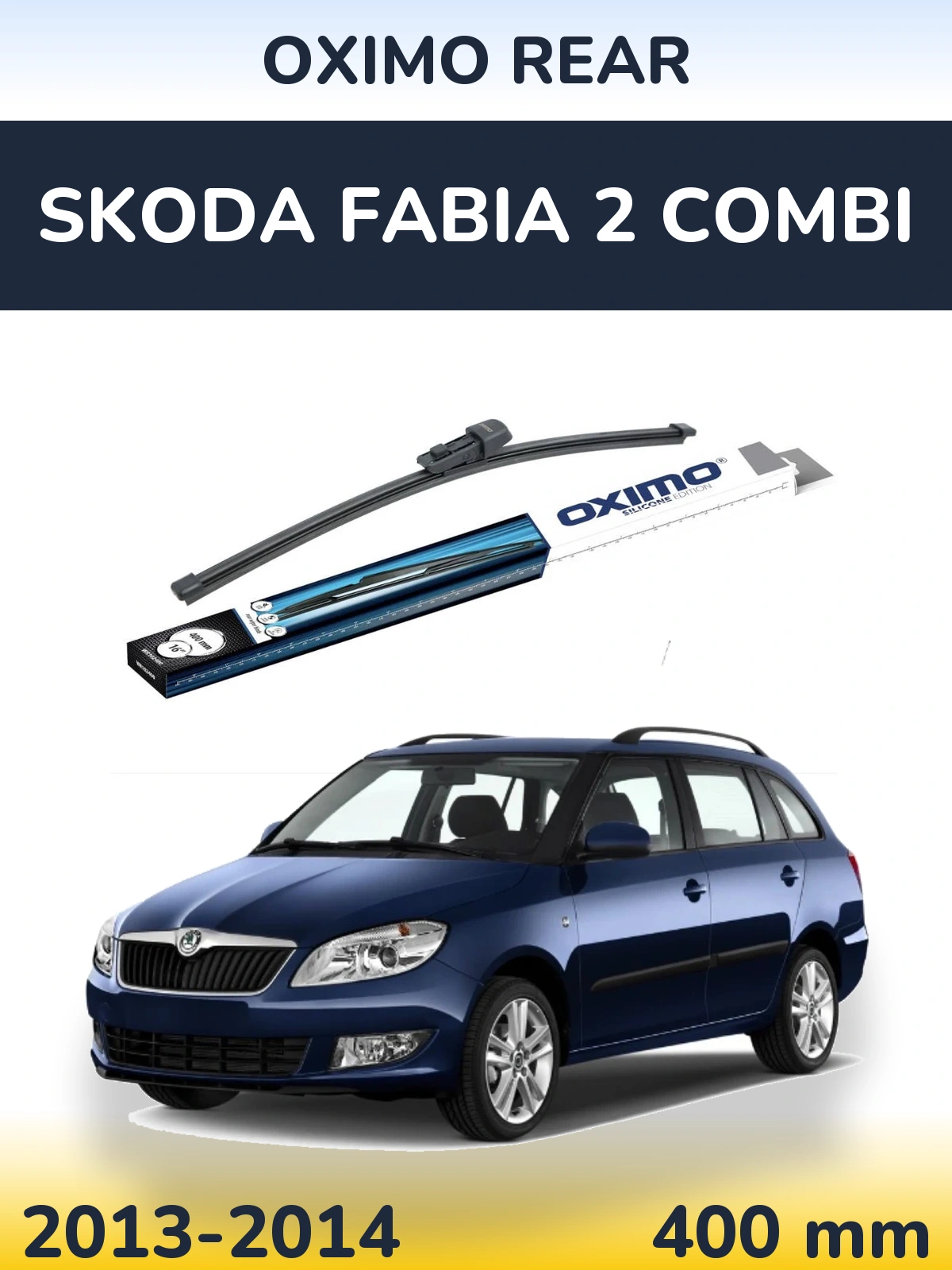 Tylna wycieraczka Oximo Rear 400 mm do Skoda Fabia 2 Combi 2013-2014