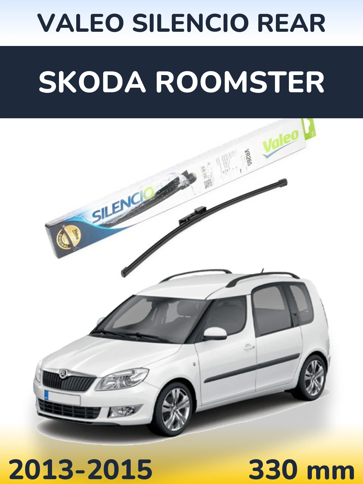 Tylna wycieraczka Valeo Silencio Rear 335 mm do Skoda Roomster 2013-2015